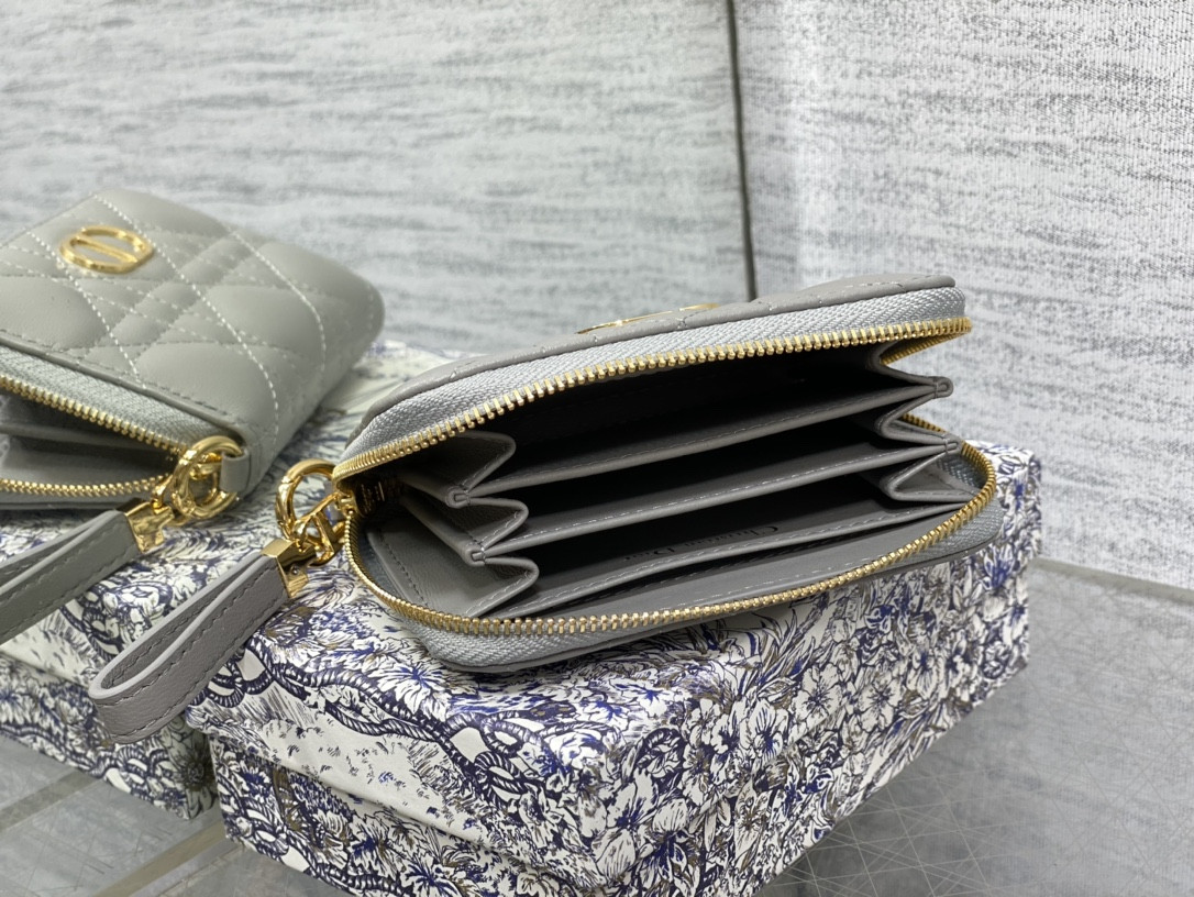 Lady Dior Voyageur Small Coin Purse CARD HOLDER