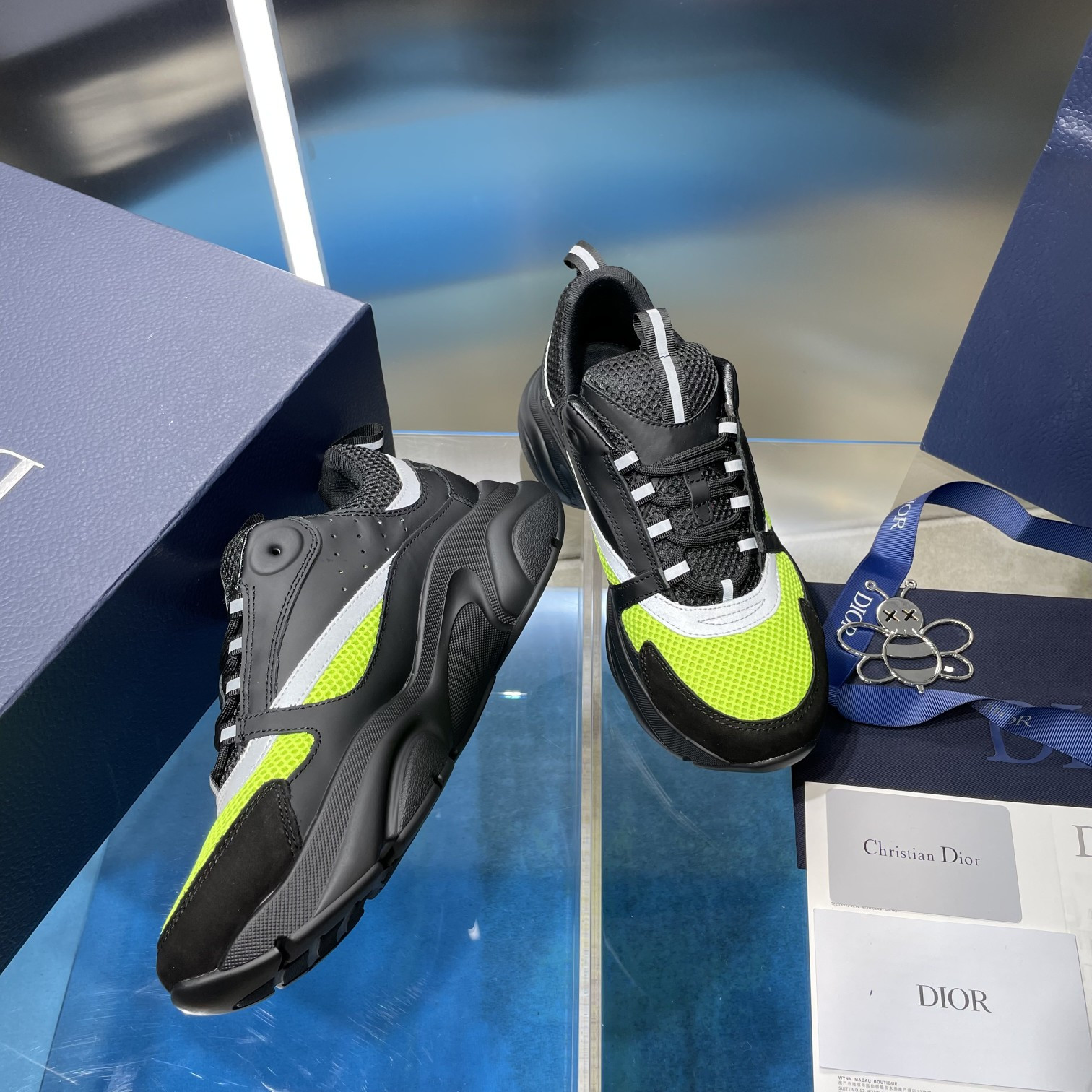 UA Dior B22 black and green Sneaker