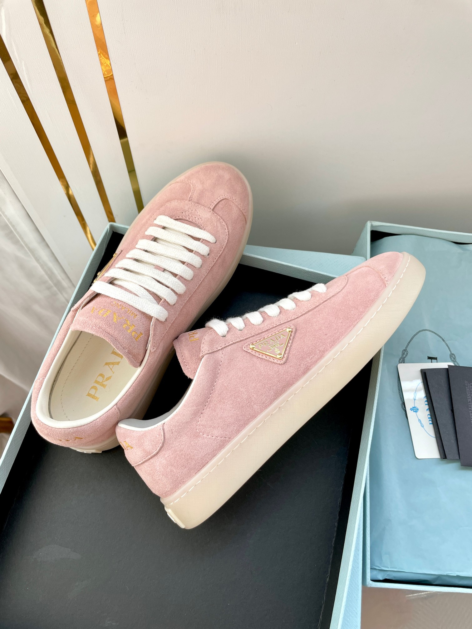 UA Prada Downtown nappa leather sneakers