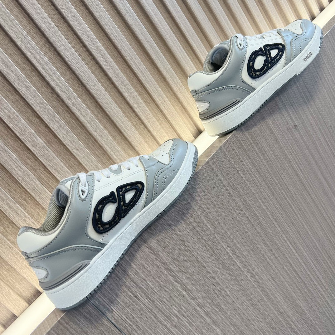 UA DIOR B57 Low-Top Sneaker  Gray and White