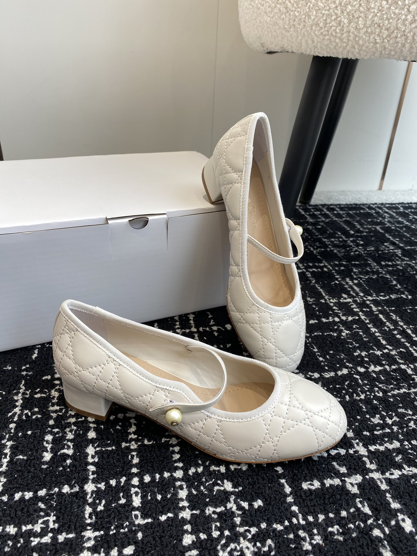 UA Dior Ballet Pump White