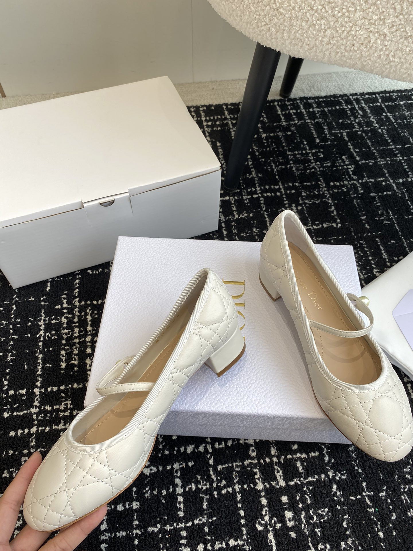 UA Dior Ballet Pump White