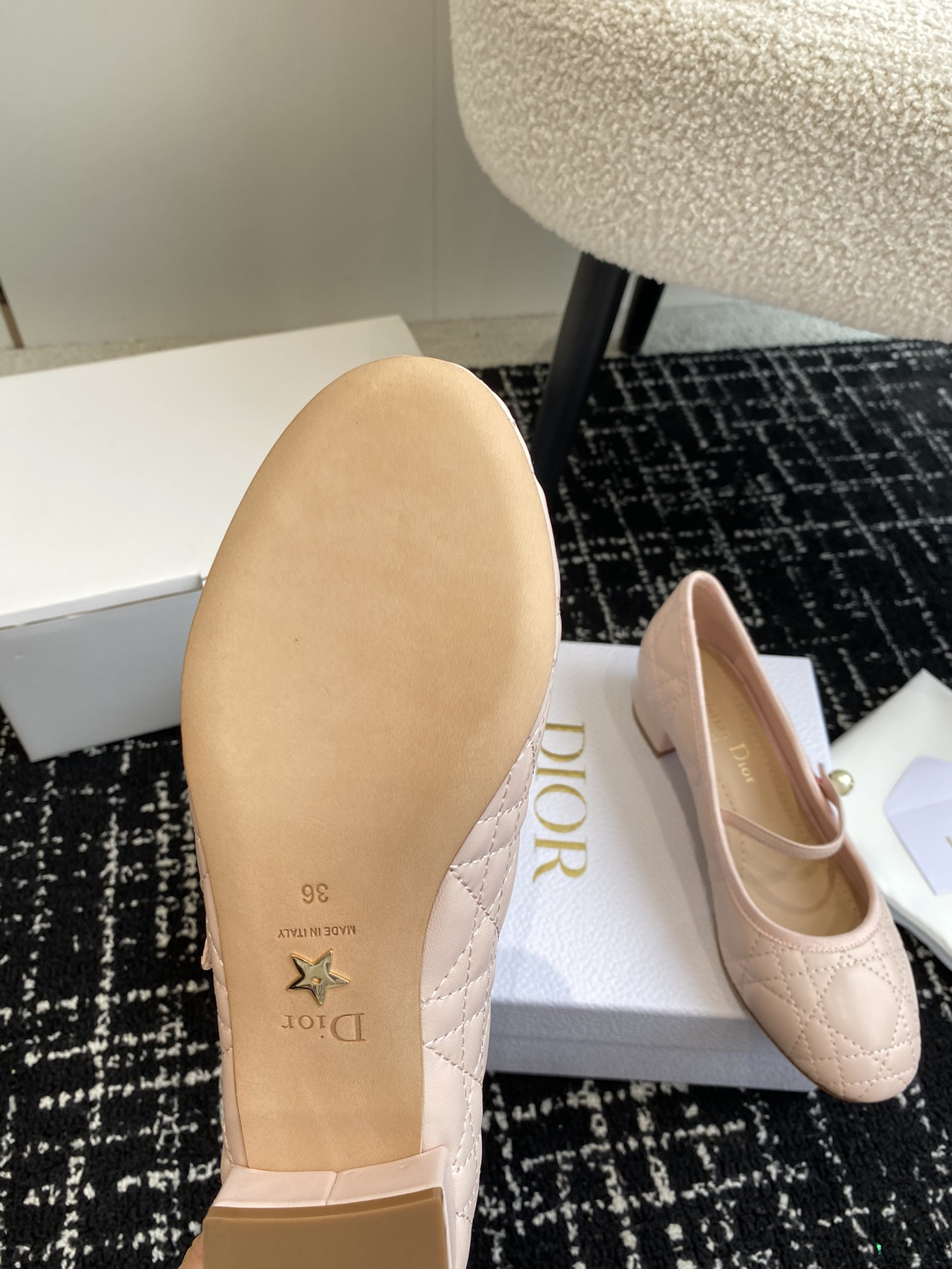 UA Dior Ballet Pump Rose