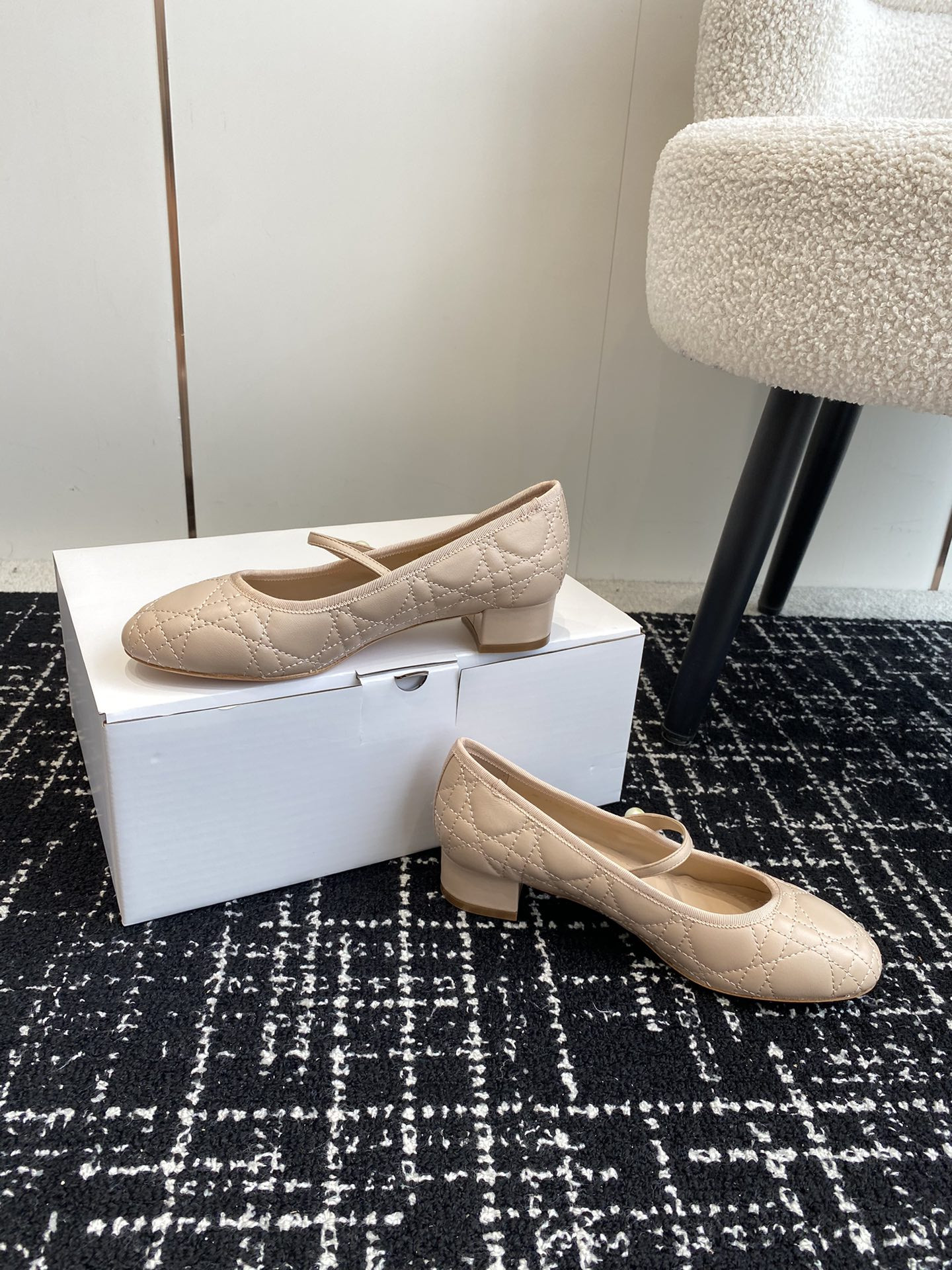 UA Dior Ballet Pump Nude