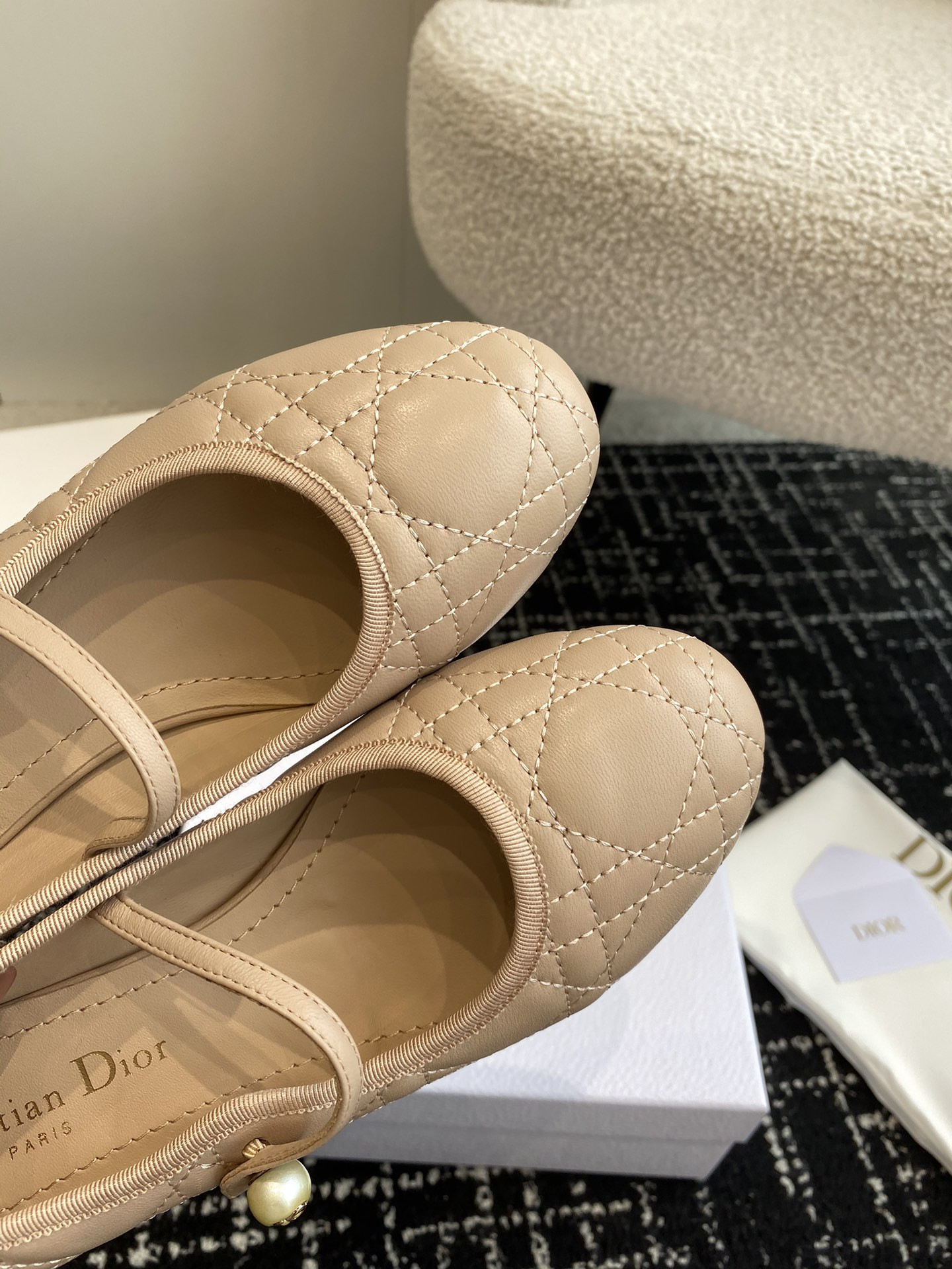 UA Dior Ballet Pump Nude