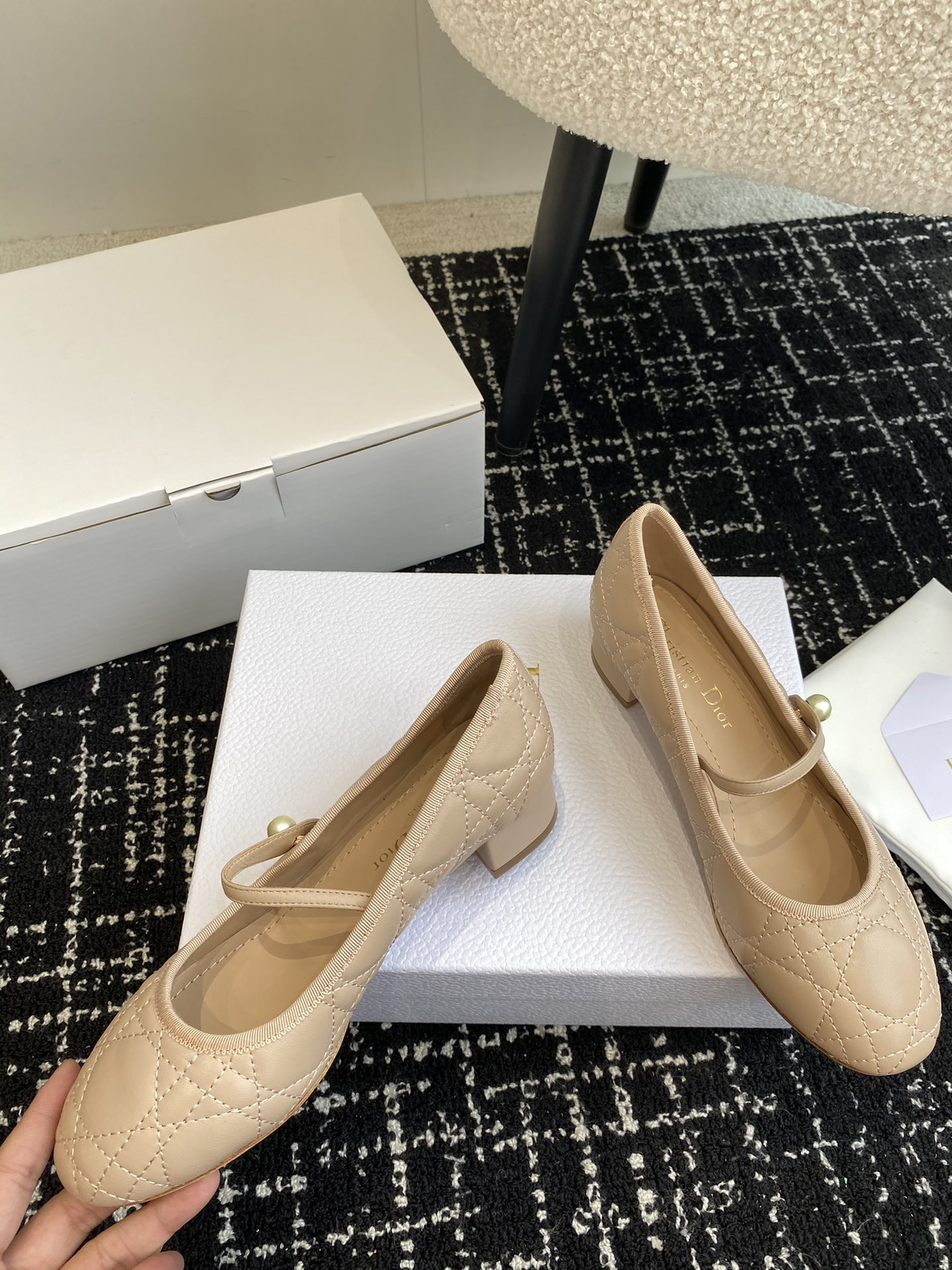 UA Dior Ballet Pump Nude