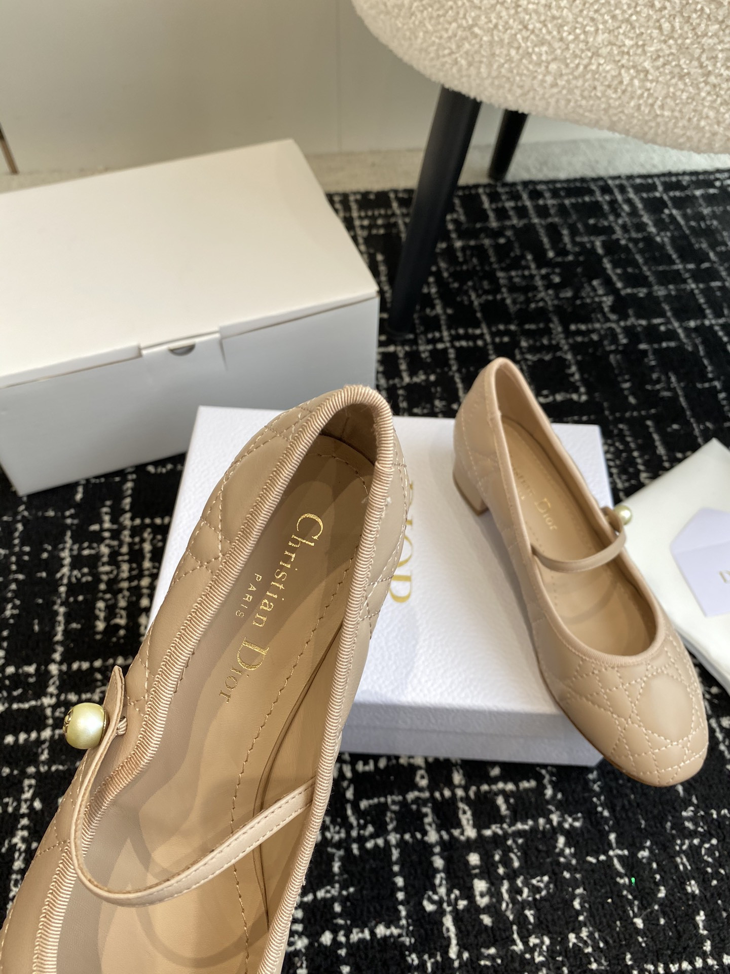 UA Dior Ballet Pump Nude