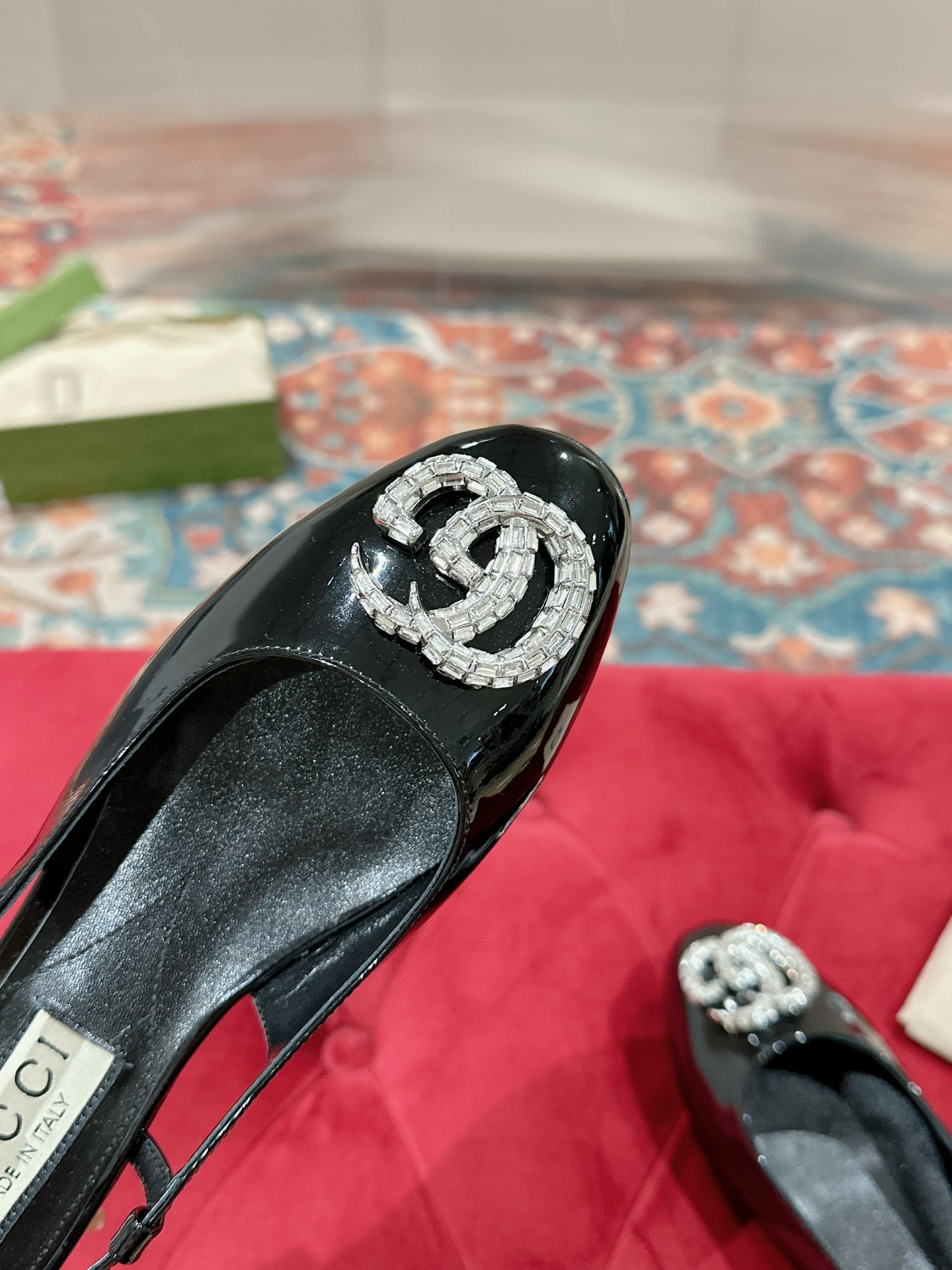 UA GUCCI BALLERINA WITH DOUBLE G