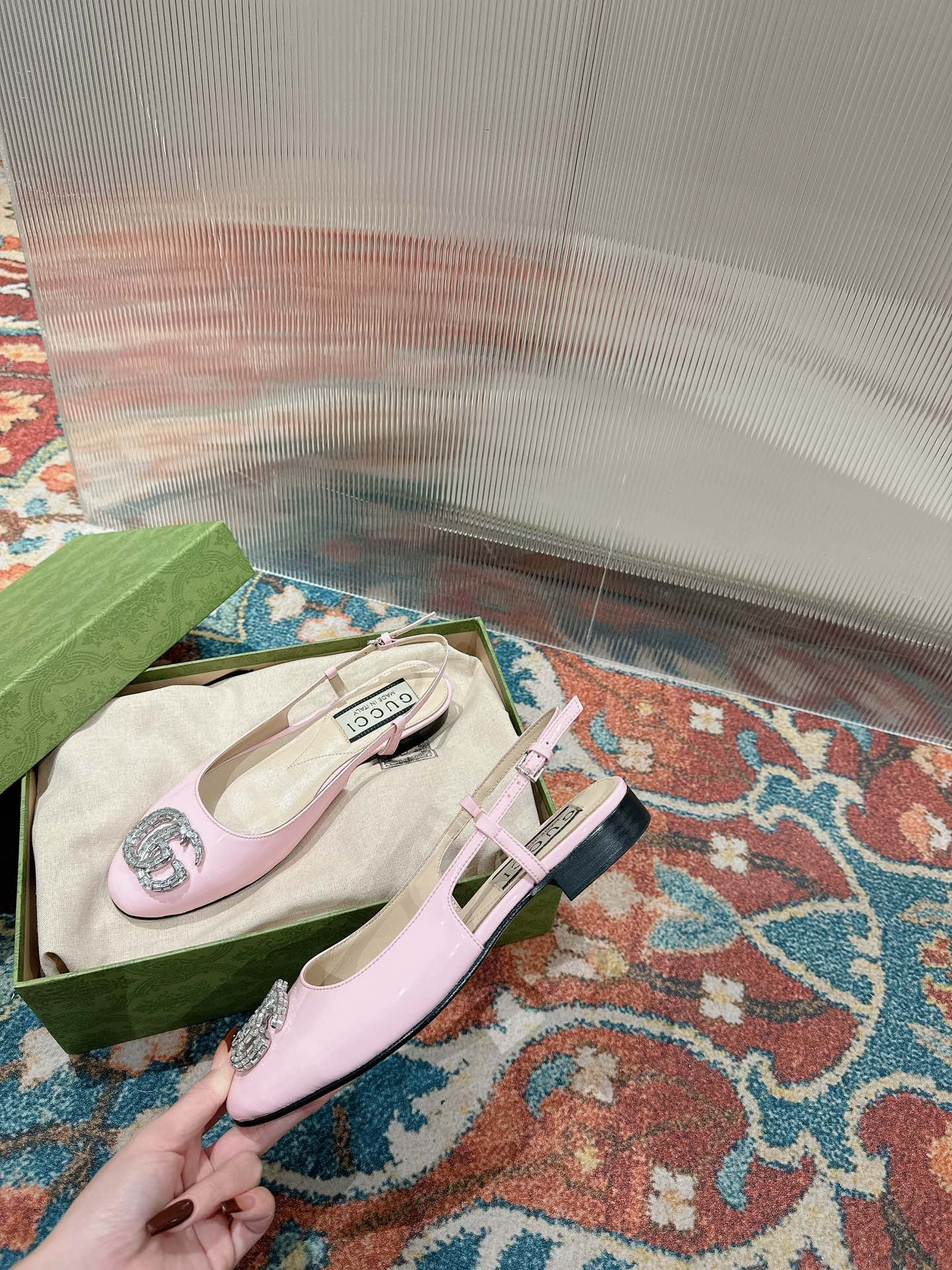 UA GUCCI BALLERINA WITH DOUBLE G