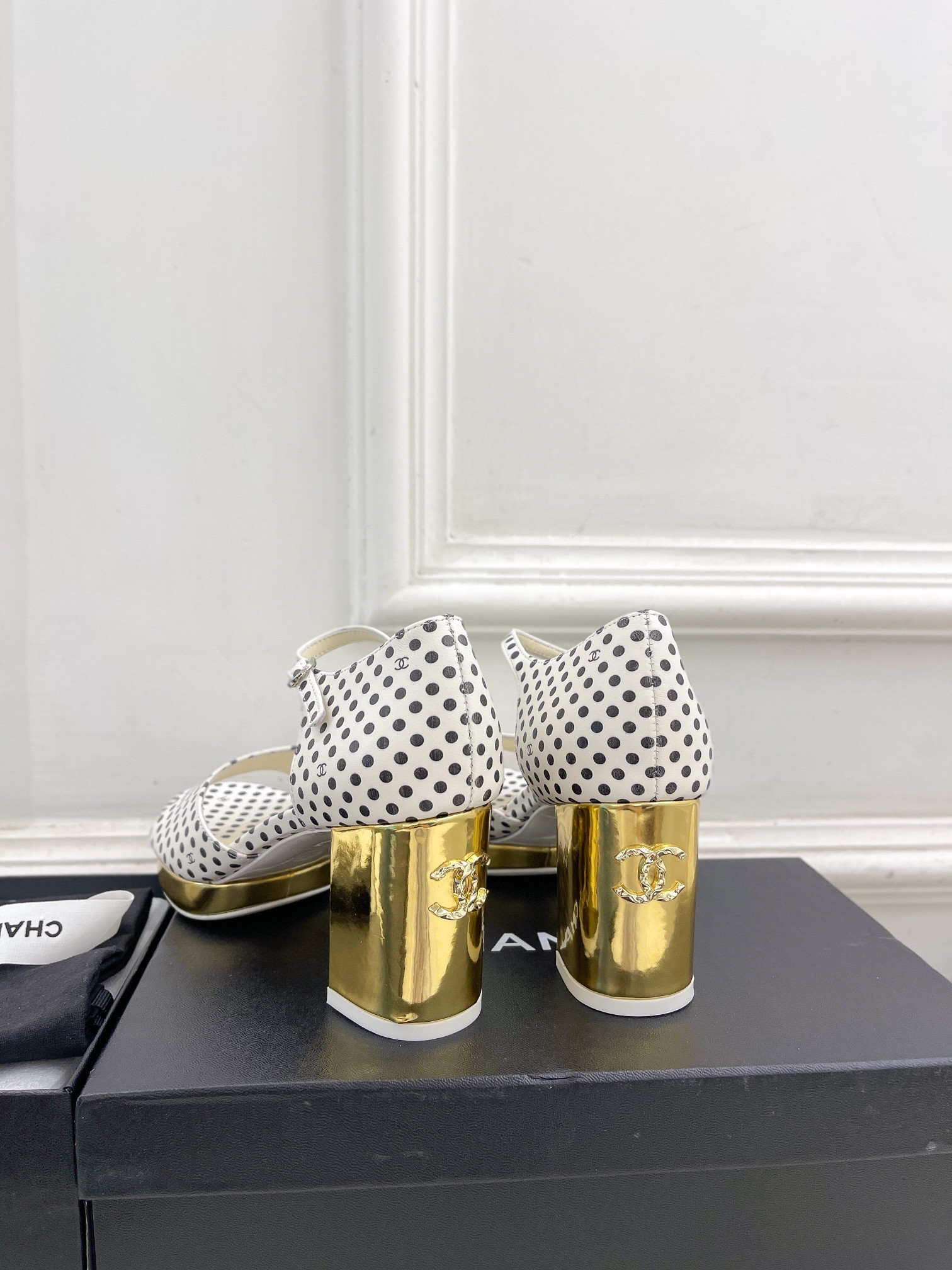 UA CHANEL HEELED SANDALS