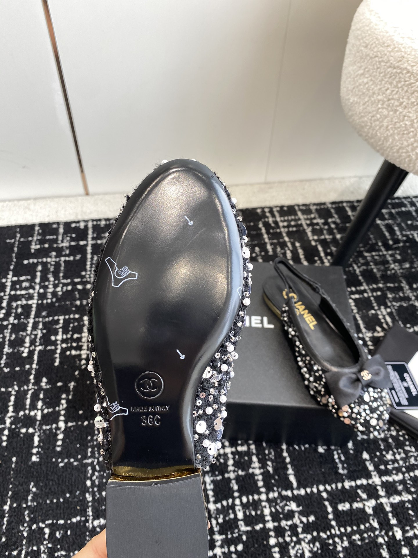 UA CHANEL SLINGBACKS