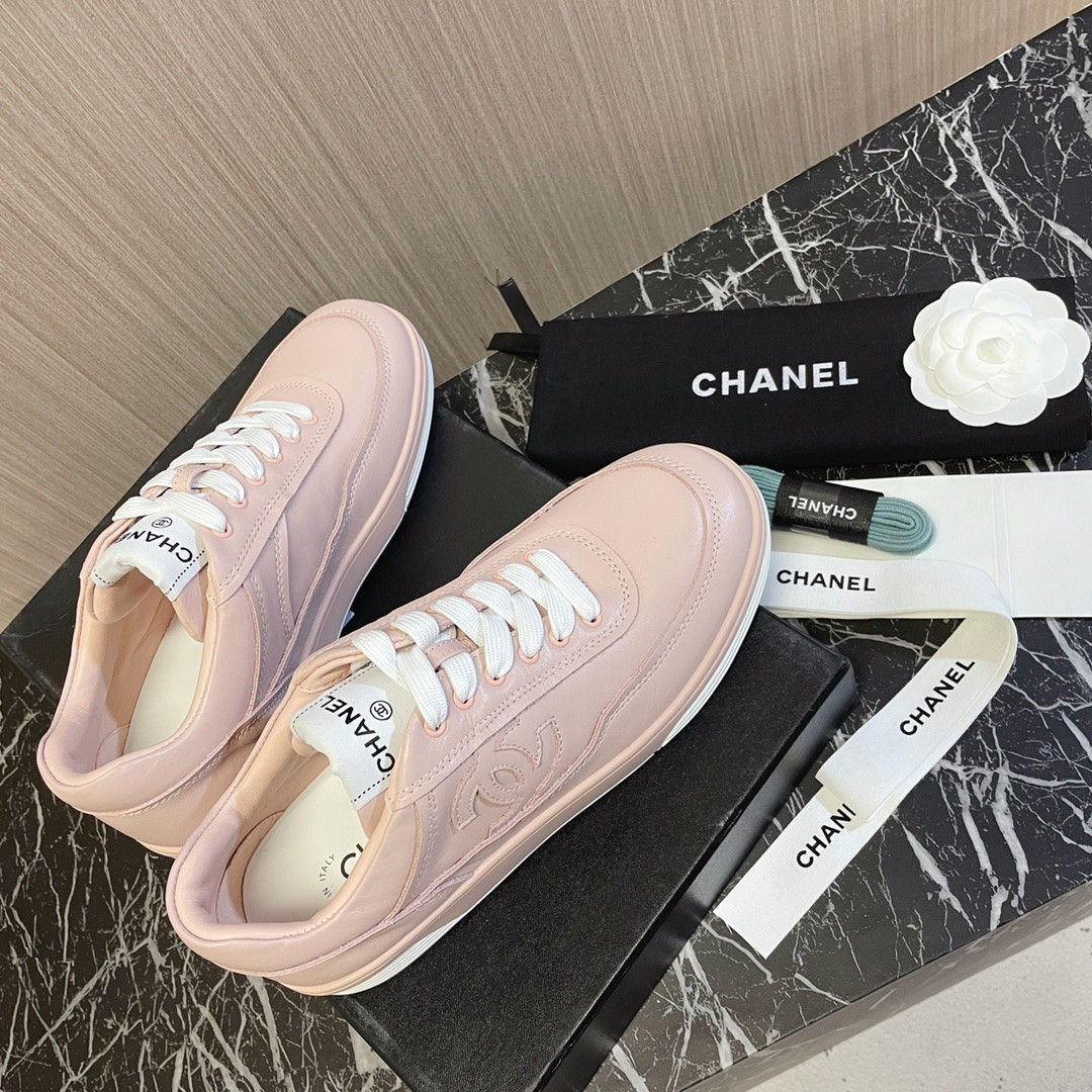 UA CHANEL SNEAKERS calfskin
