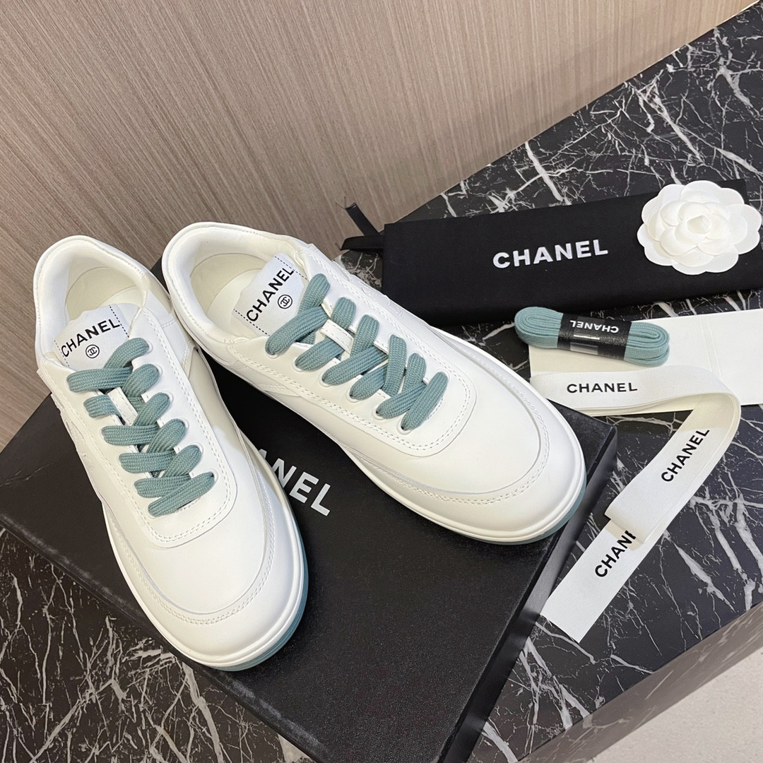 UA CHANEL SNEAKERS calfskin