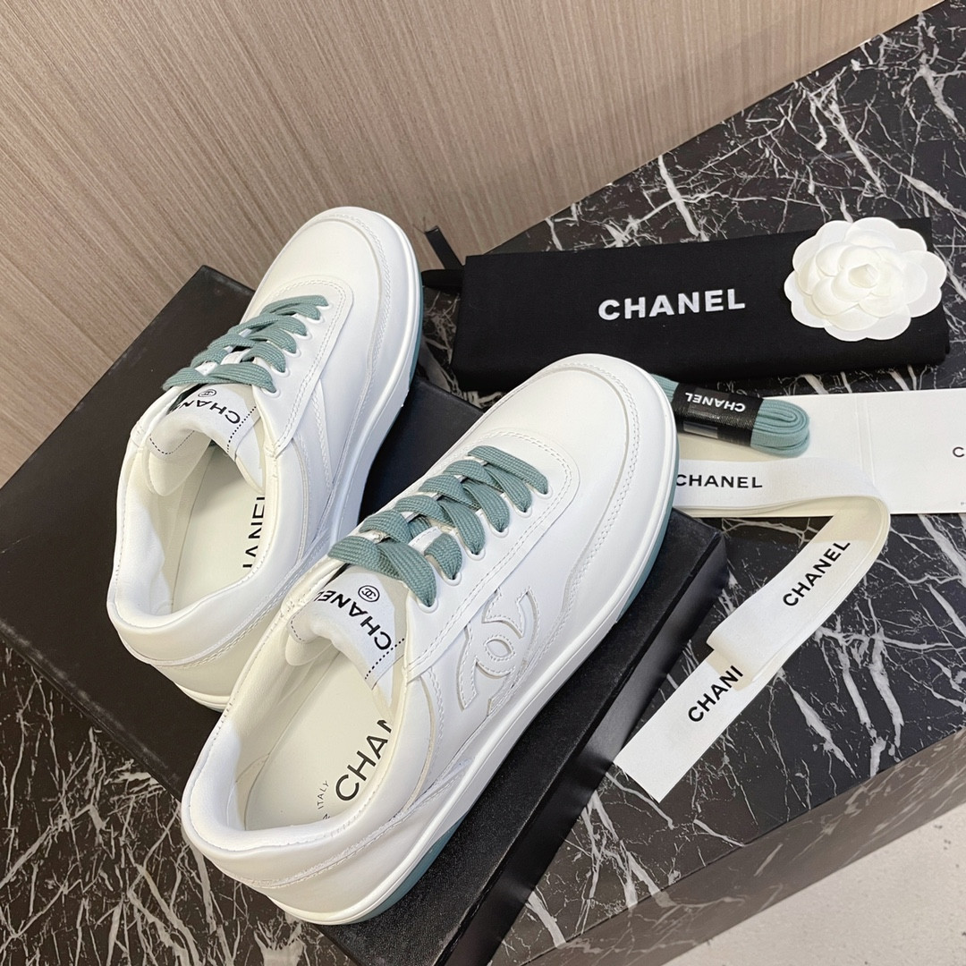 UA CHANEL SNEAKERS calfskin
