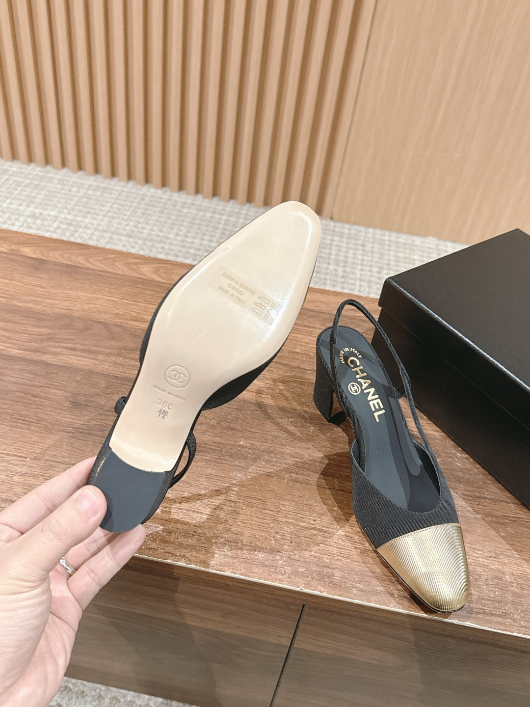 UA CHANEL SLINGBACKS