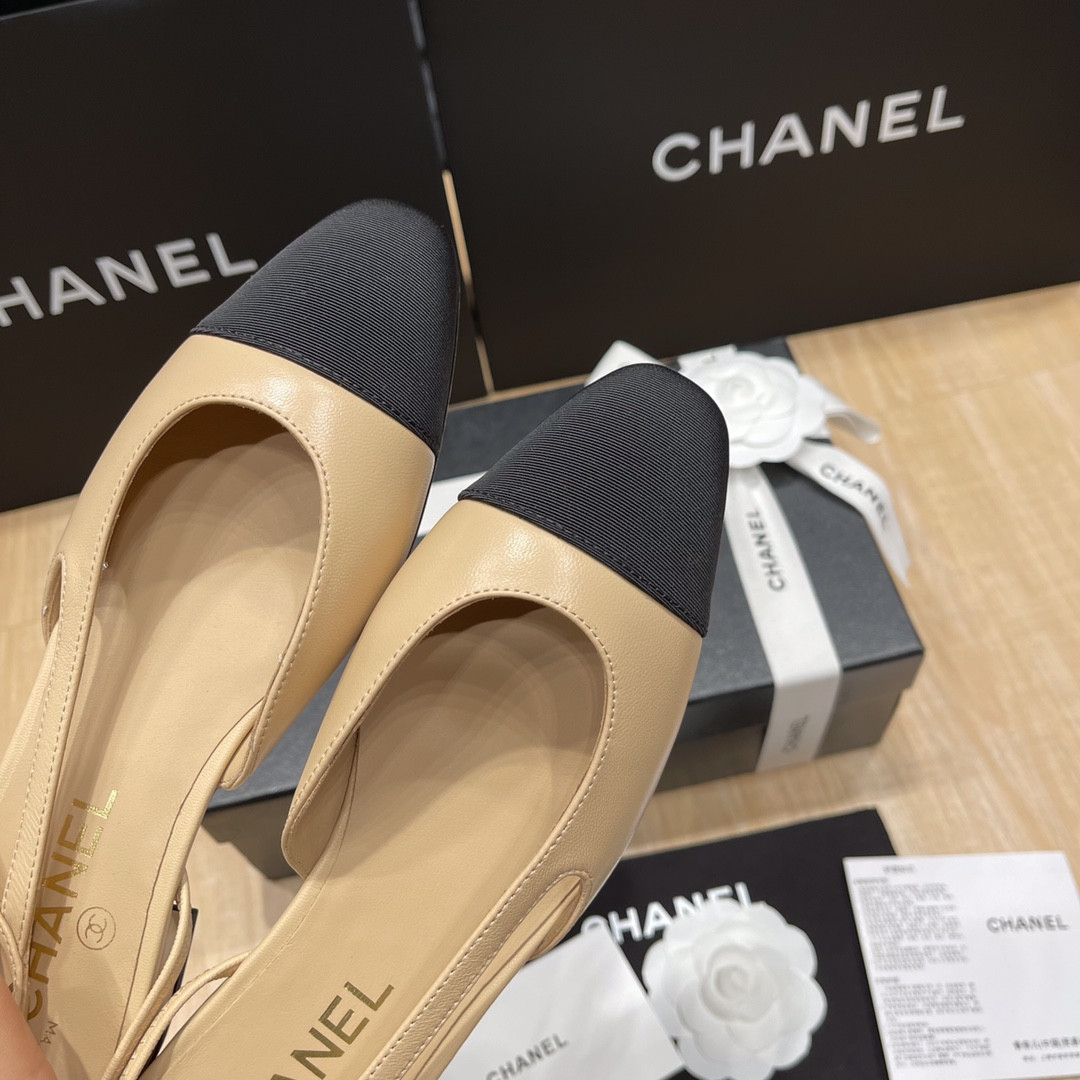 UA CHANEL SLINGBACKS FLAT