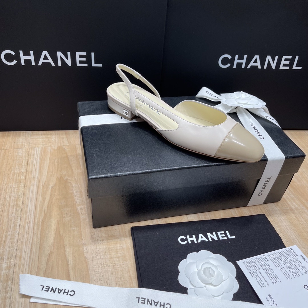 UA CHANEL SLINGBACKS FLAT