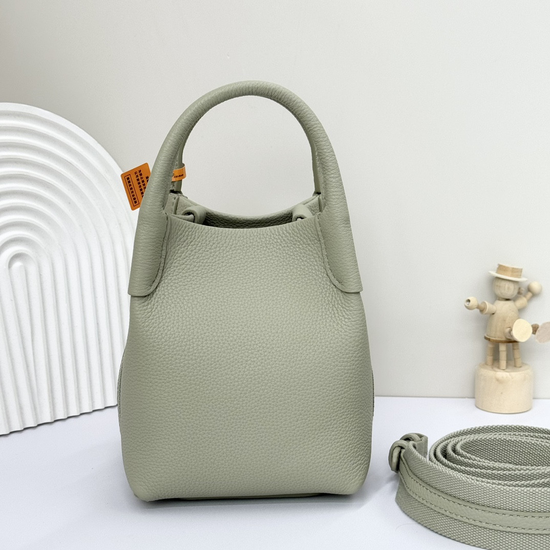 Loro Piana Micro Bale bag Grained Calfskin 23 x 16 x 14 cm