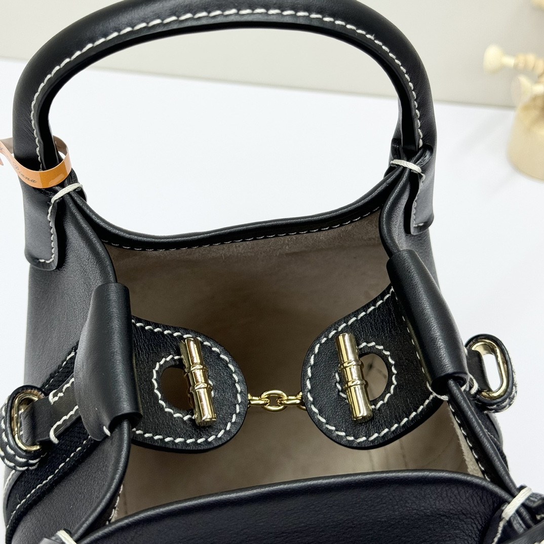 Loro Piana Micro Bale bag Smooth Calfskin 23 x 16 x 14 cm