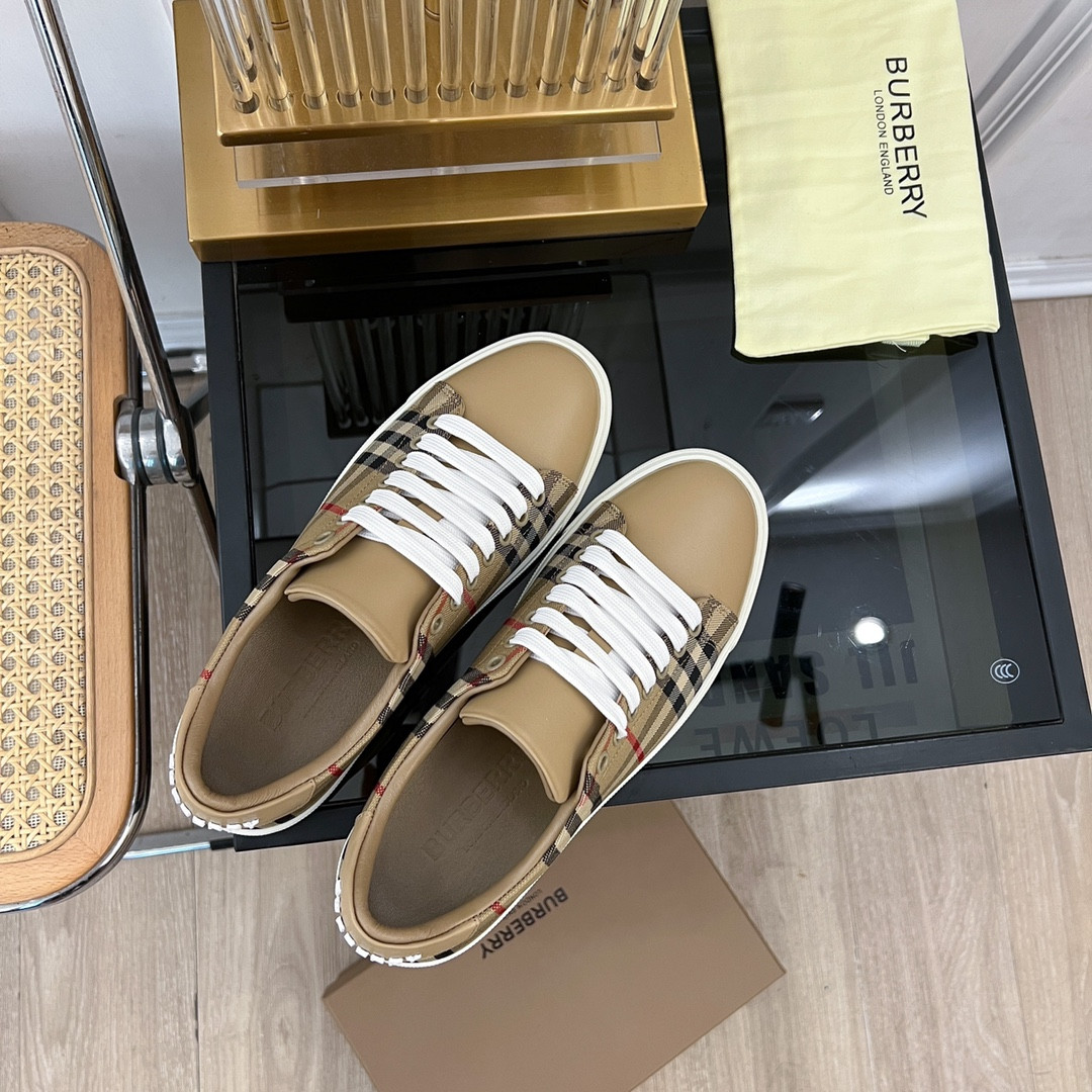 UA Burberry Check Sneakers