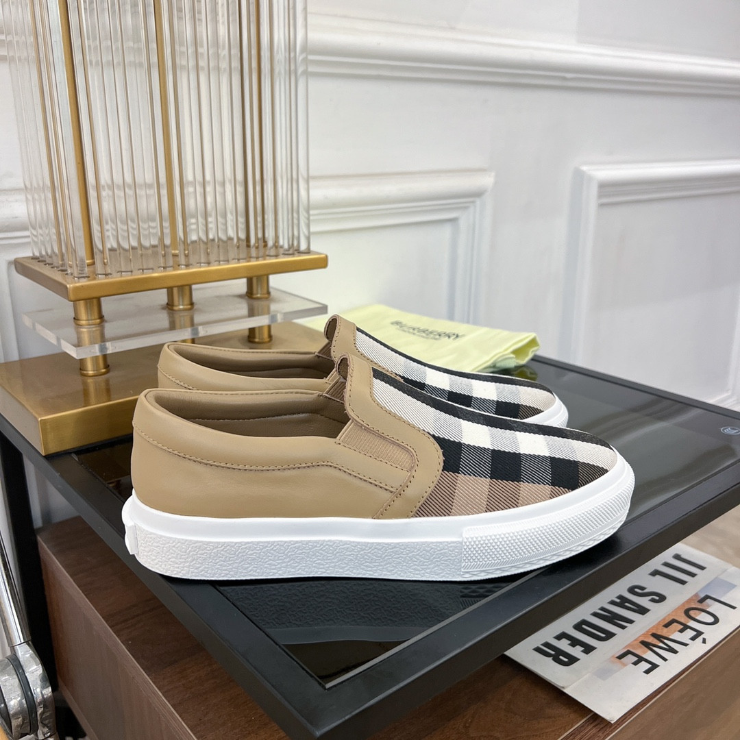UA Burberry Slip On Sneakers