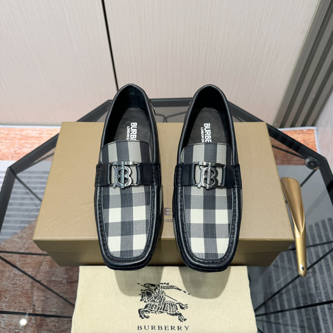 UA Burberry Check Loafers