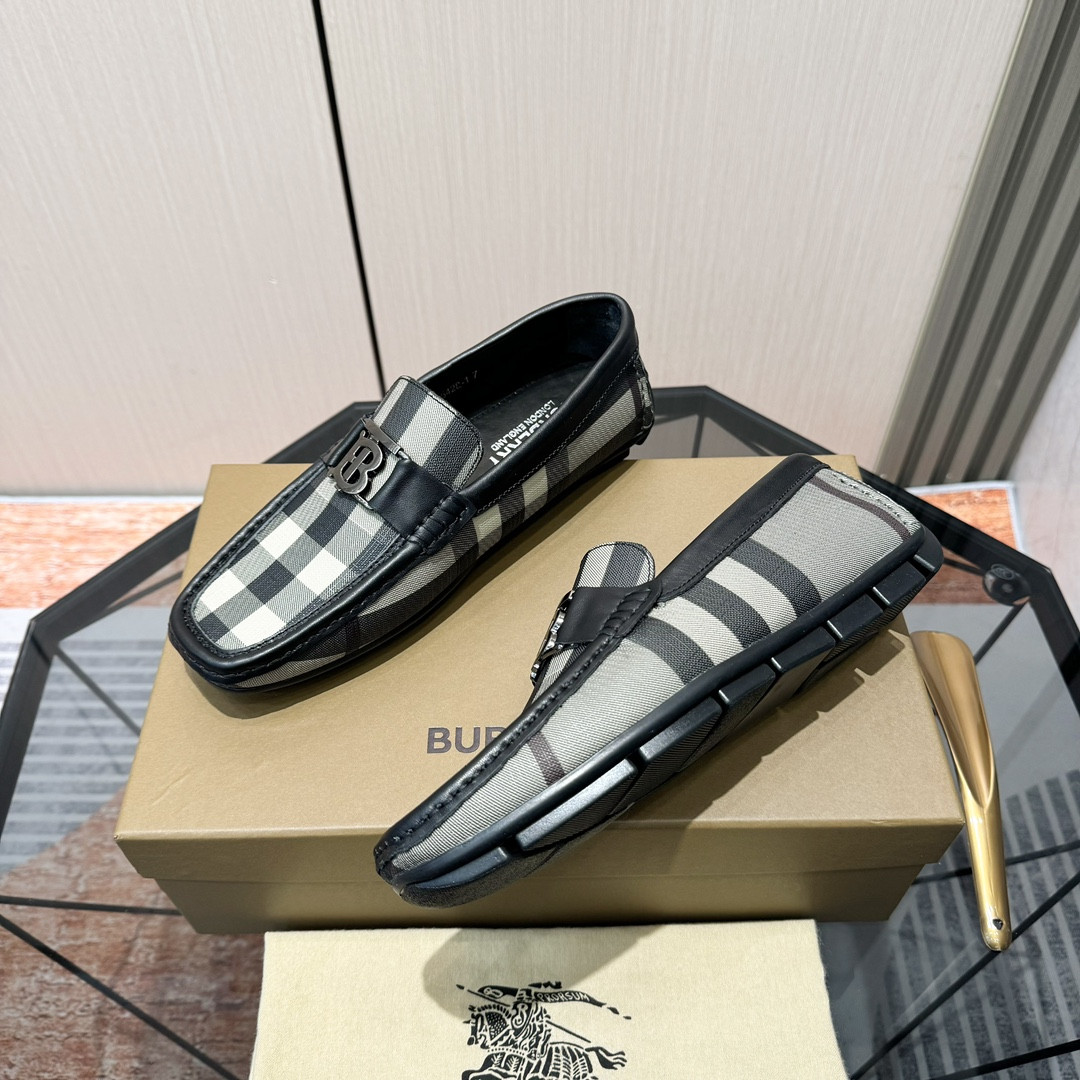 UA Burberry Check Loafers