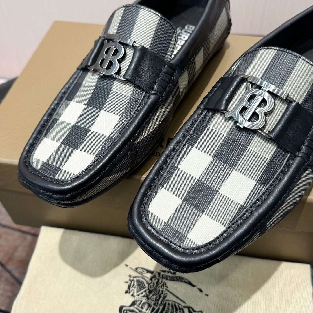 UA Burberry Check Loafers
