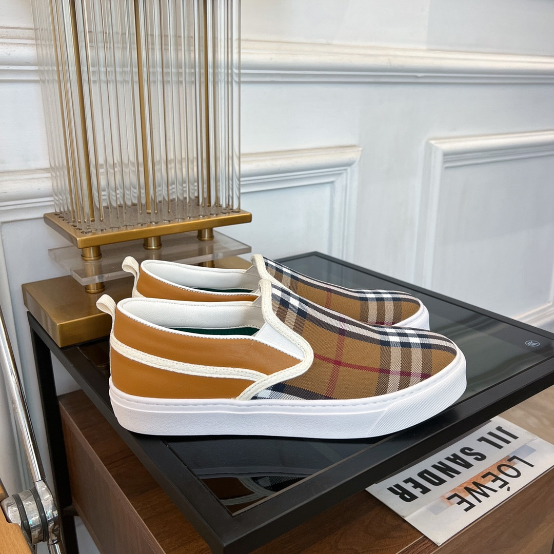 UA Burberry Slip On Sneakers
