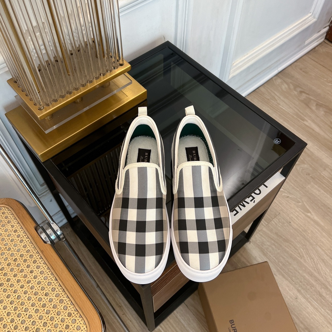 UA Burberry Slip On Sneakers