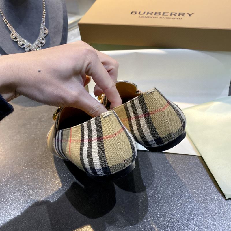UA Burberry Check Loafers