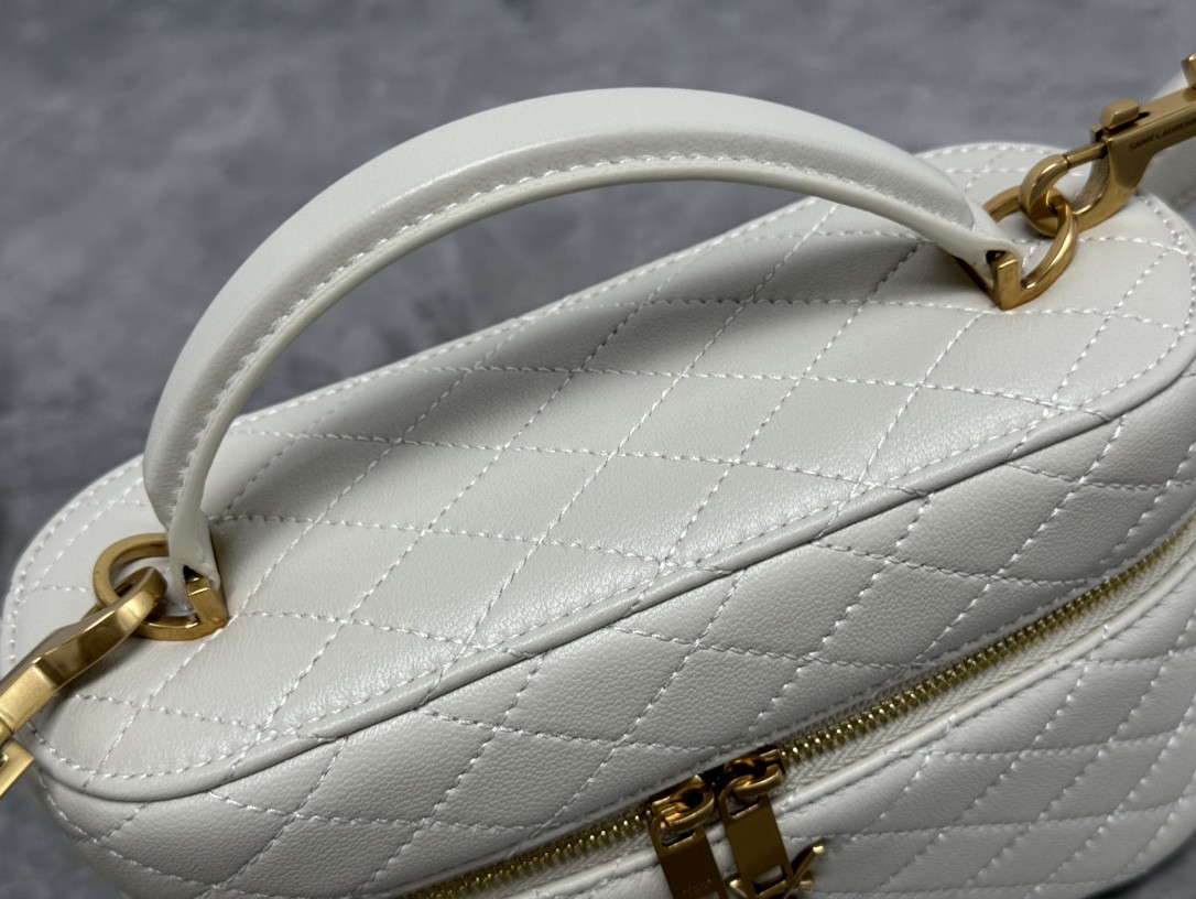 YSL GABY VANITY BAG IN LAMBSKIN 18 X 11 X 6.5 CM