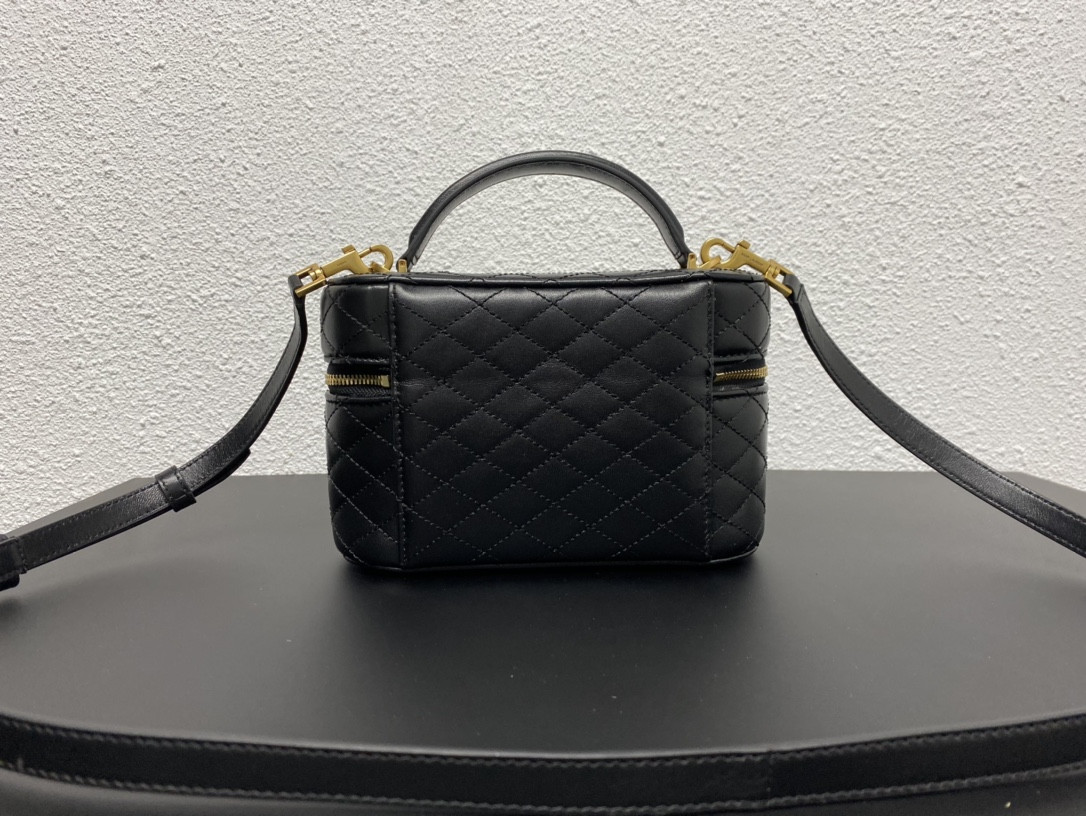 YSL GABY VANITY BAG IN LAMBSKIN 18 X 11 X 6.5 CM