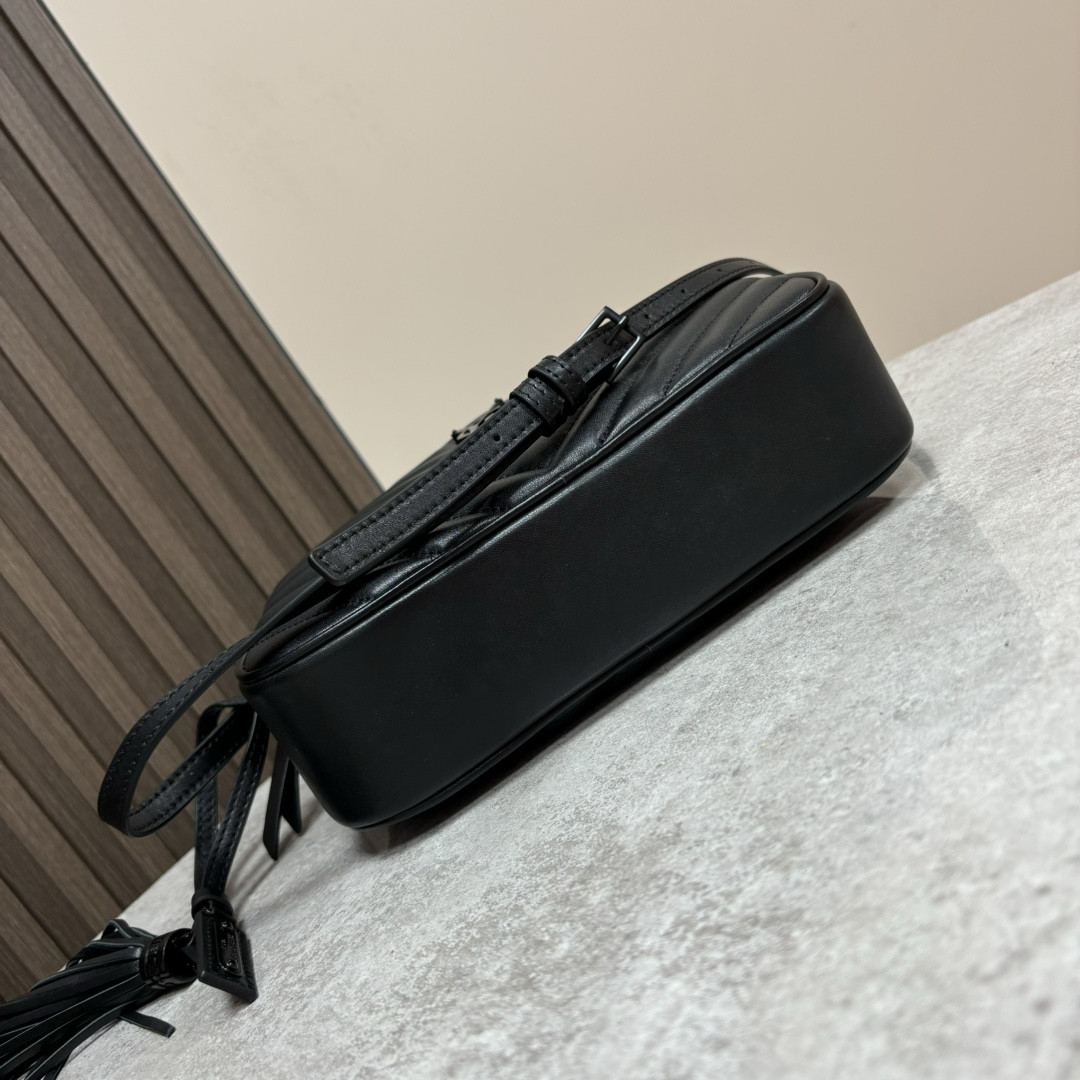 YSL LOU camera bag in quilted leather 23x16x6cm