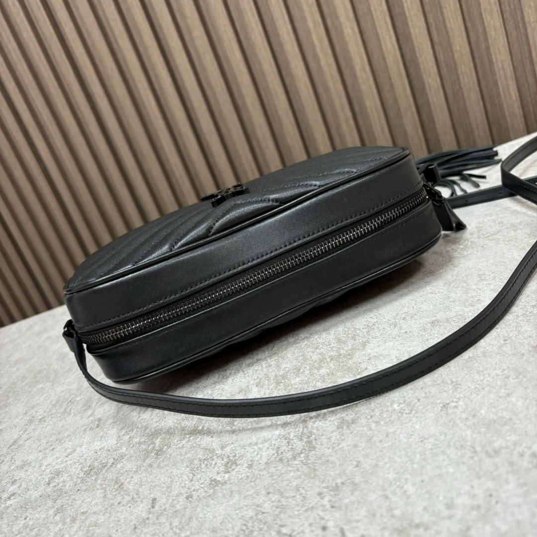 YSL LOU camera bag in quilted leather 23x16x6cm