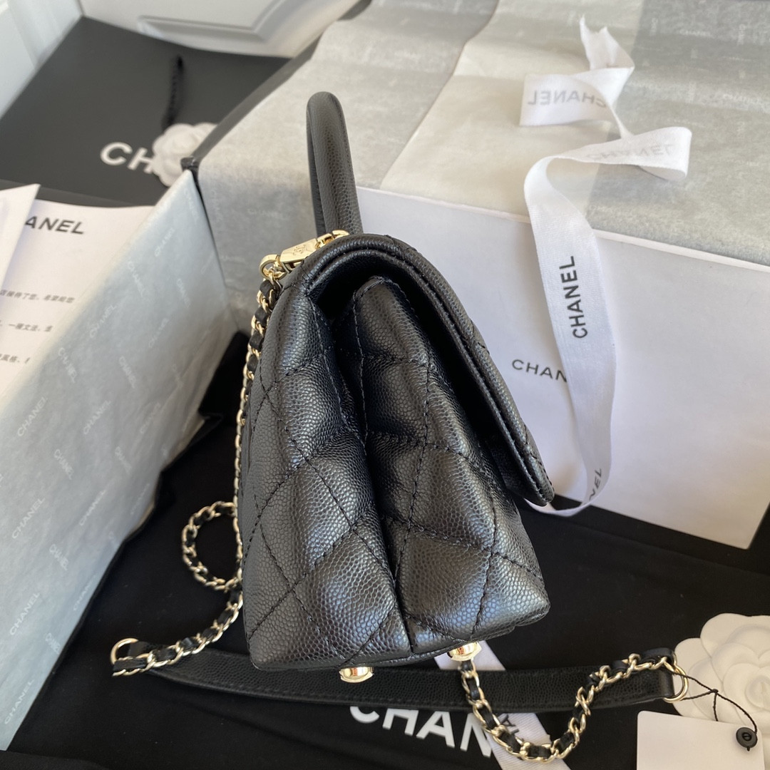 CHANEL mini coco handle 13x19x9cm