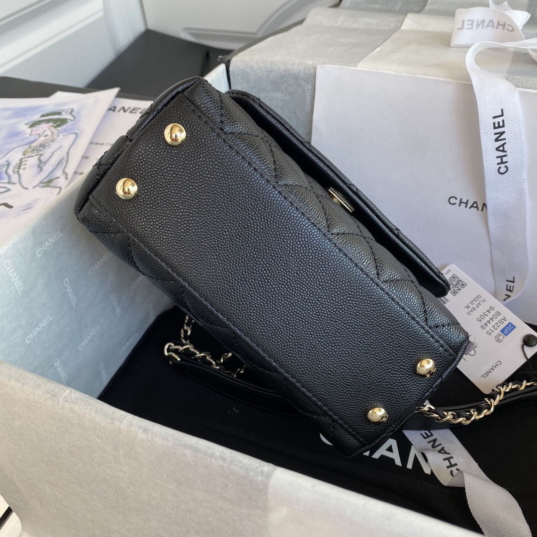 CHANEL mini coco handle 13x19x9cm