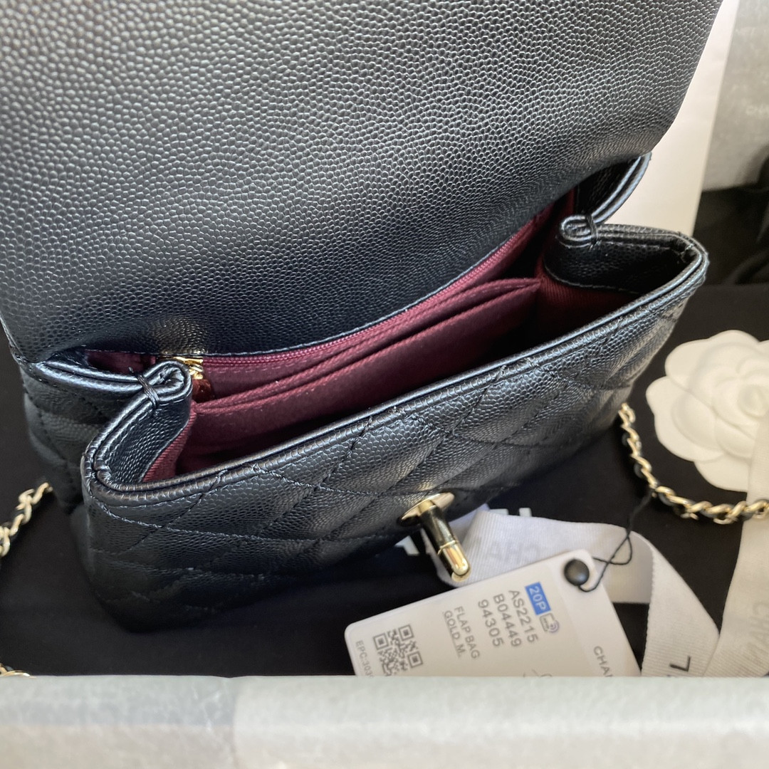 CHANEL mini coco handle 13x19x9cm