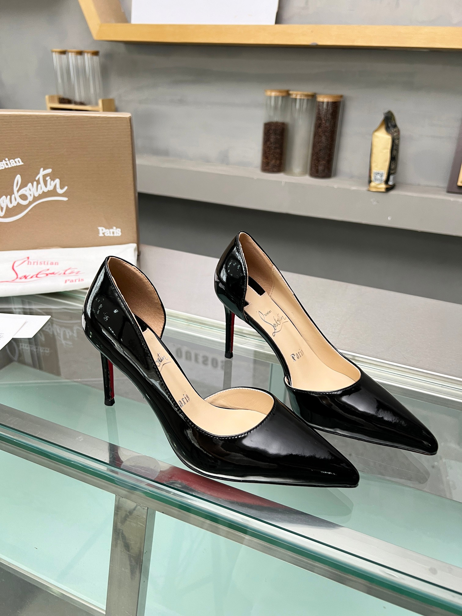 UA Christian Louboutin CL red-bottom shoes