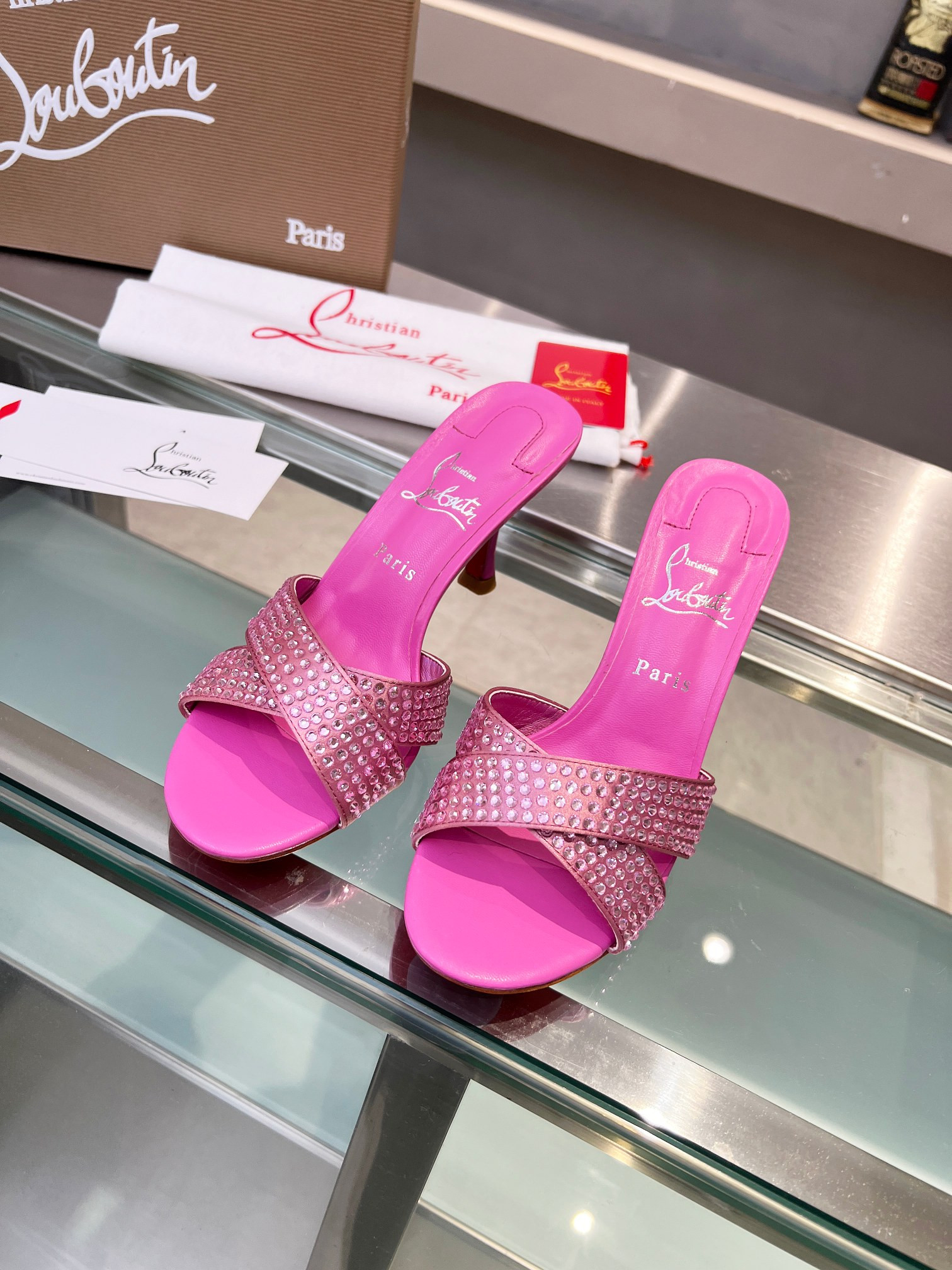 UA Christian Louboutin CL red-bottom shoes