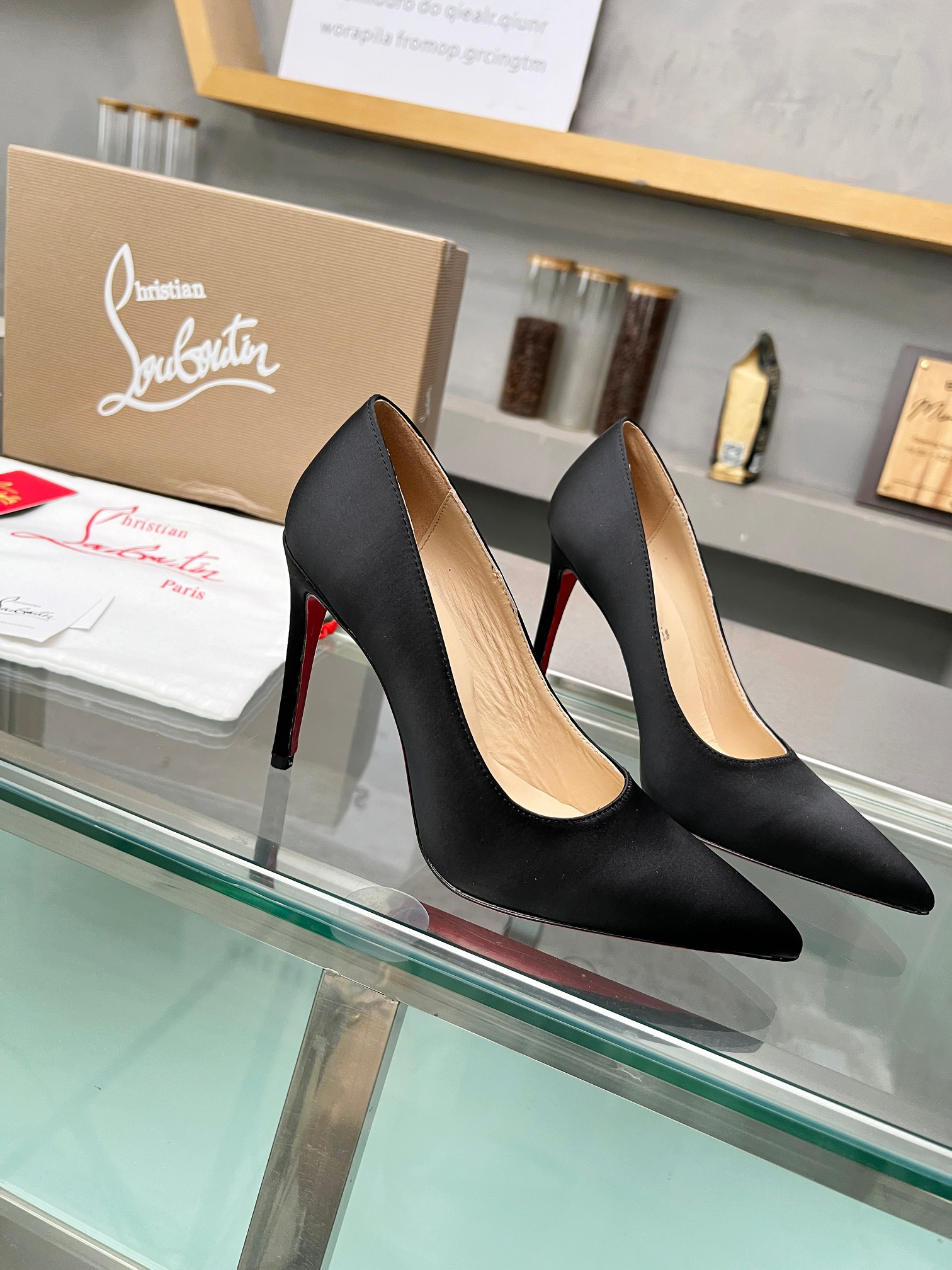 UA Christian Louboutin CL red-bottom shoes