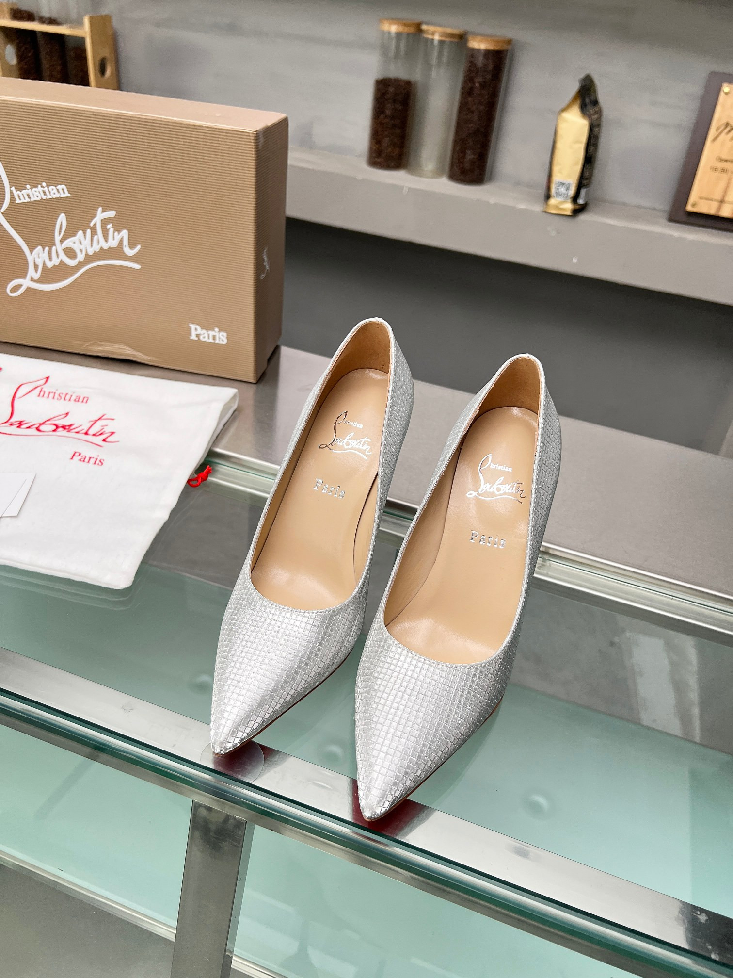 UA Christian Louboutin CL red-bottom shoes