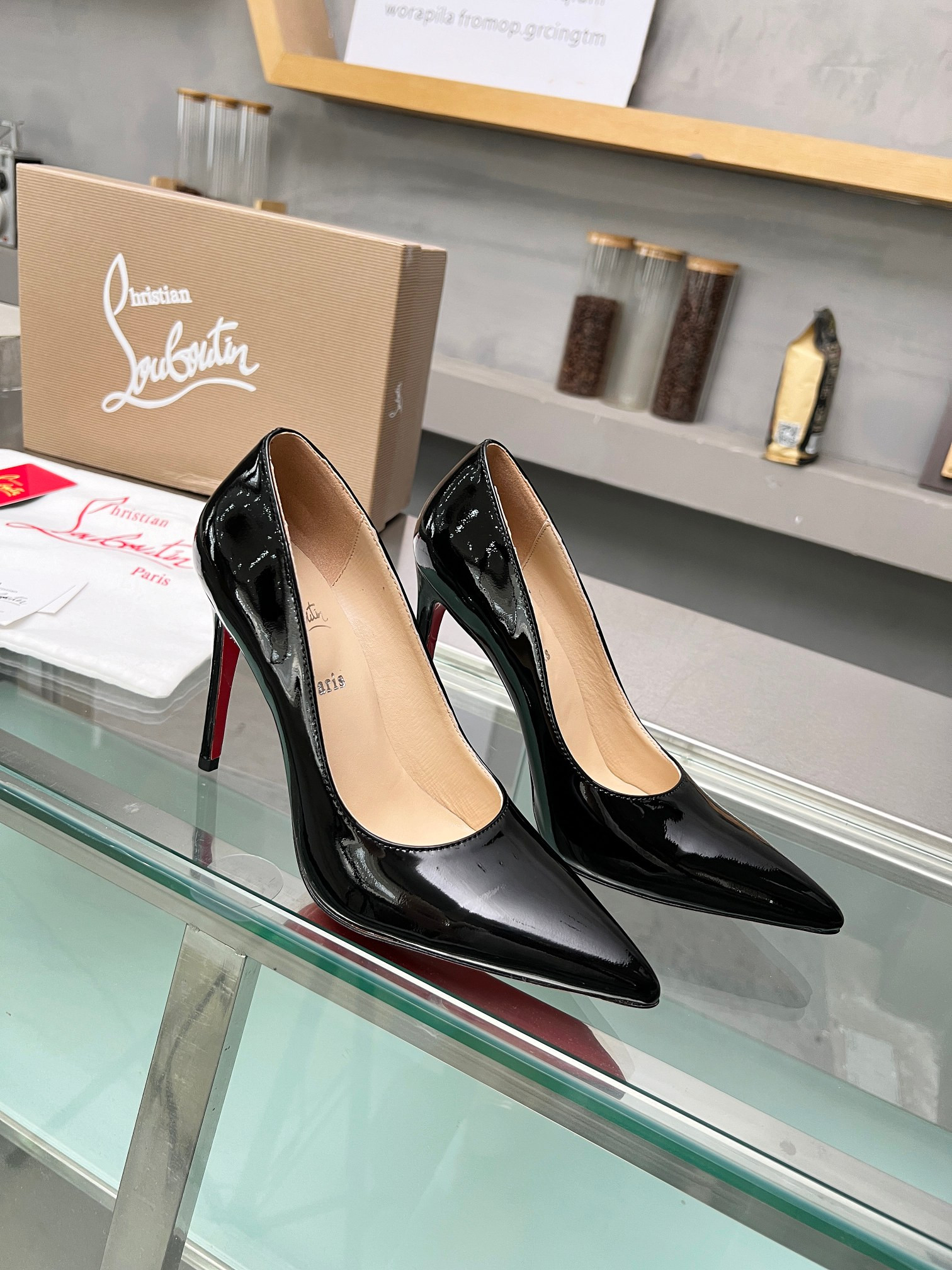UA Christian Louboutin CL red-bottom shoes