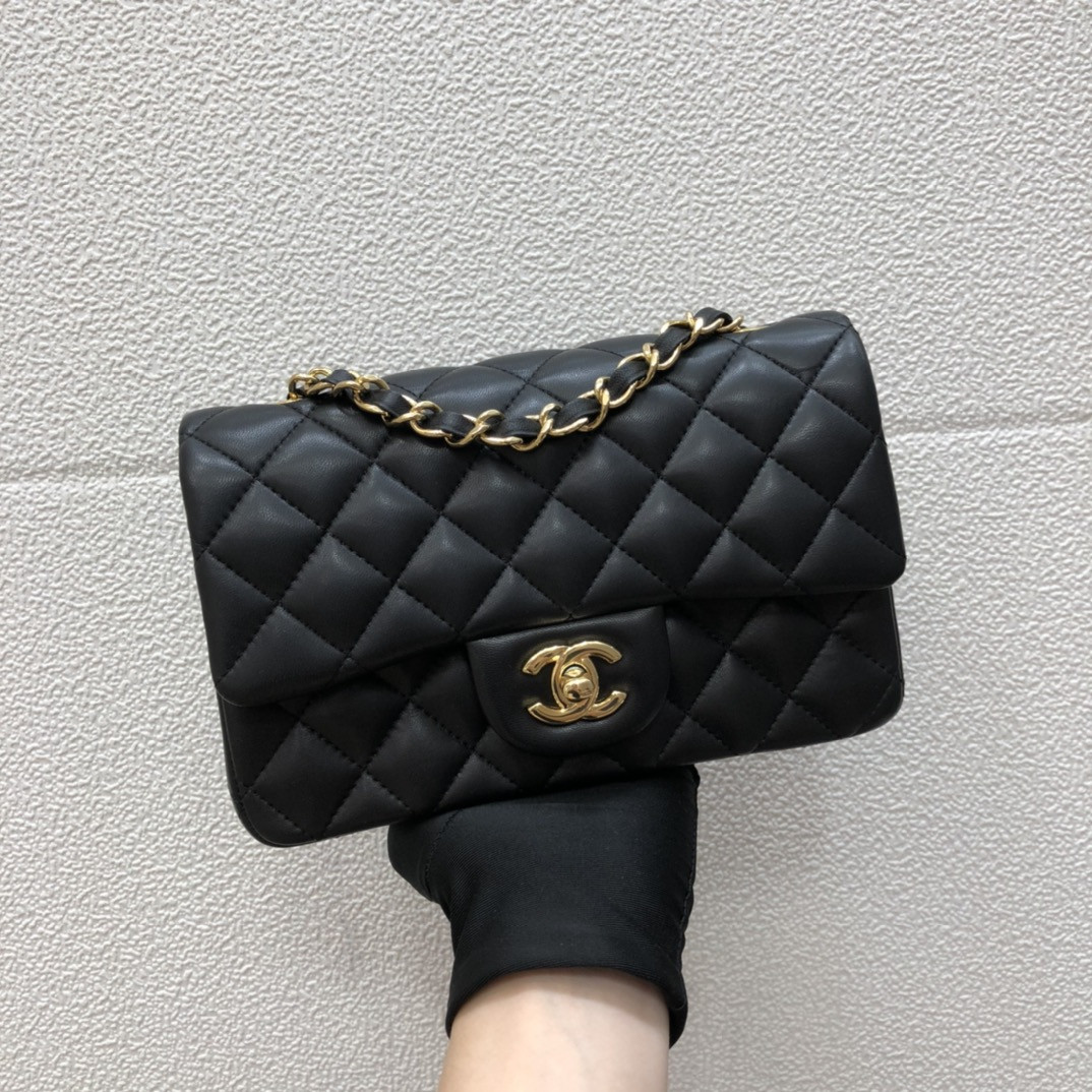 CHANEL MINI FLAP BAG 12 × 20 × 6 cm