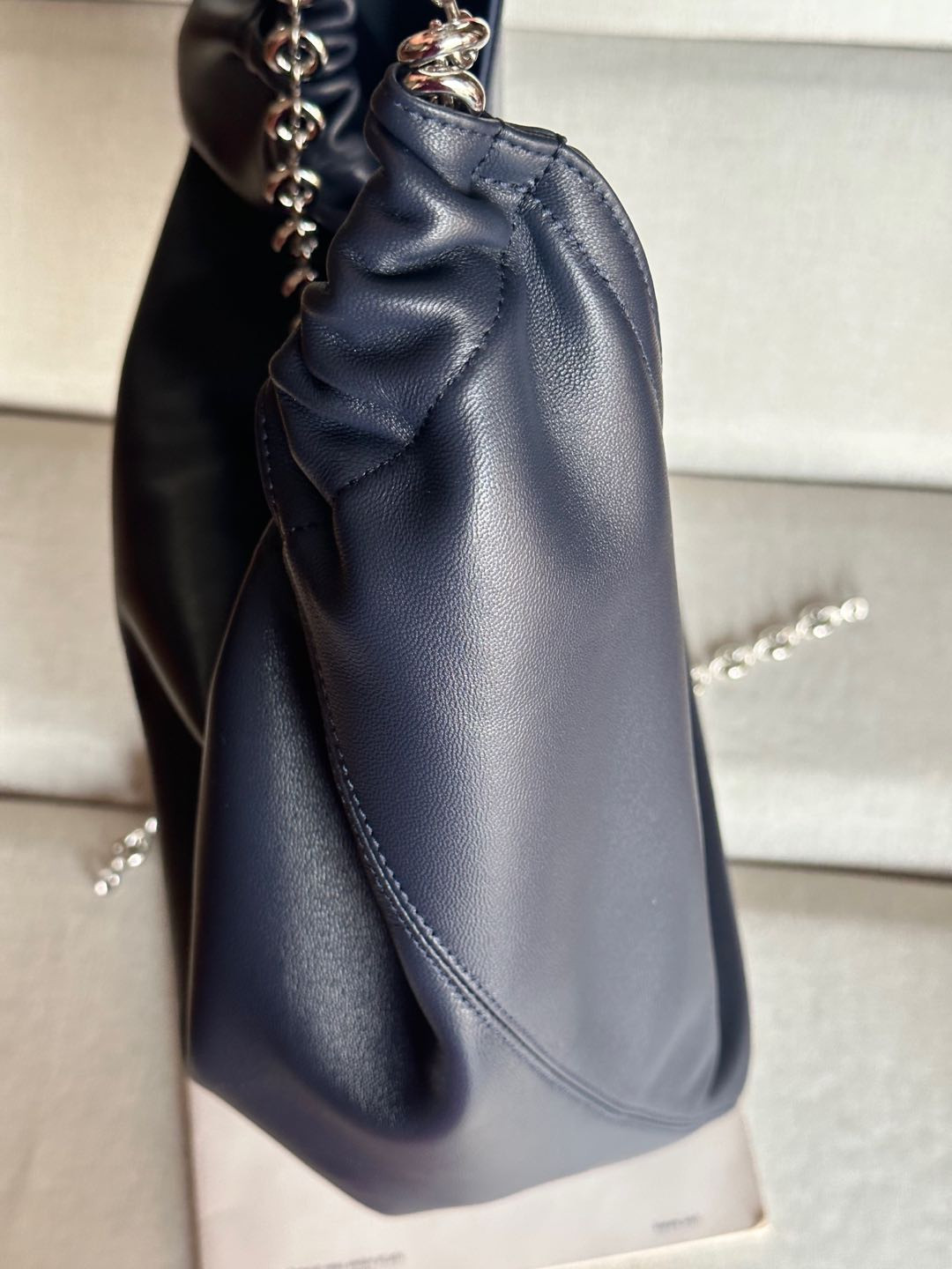 LOEWE Medium Squeeze bag in mellow nappa lambskin 34x33x13.5cm