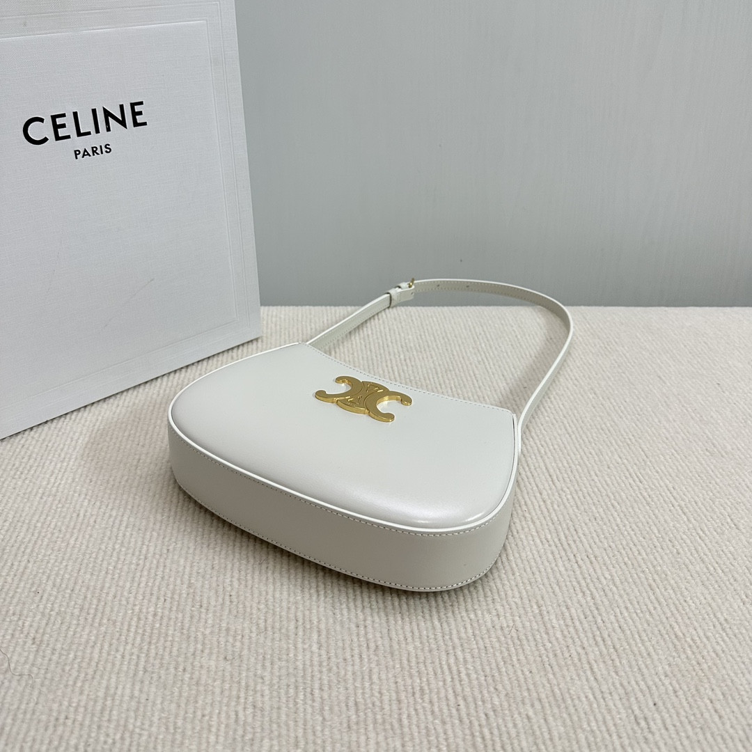 Celine MEDIUM TILLY BAG in shiny calfskin 22x13.5x4cm