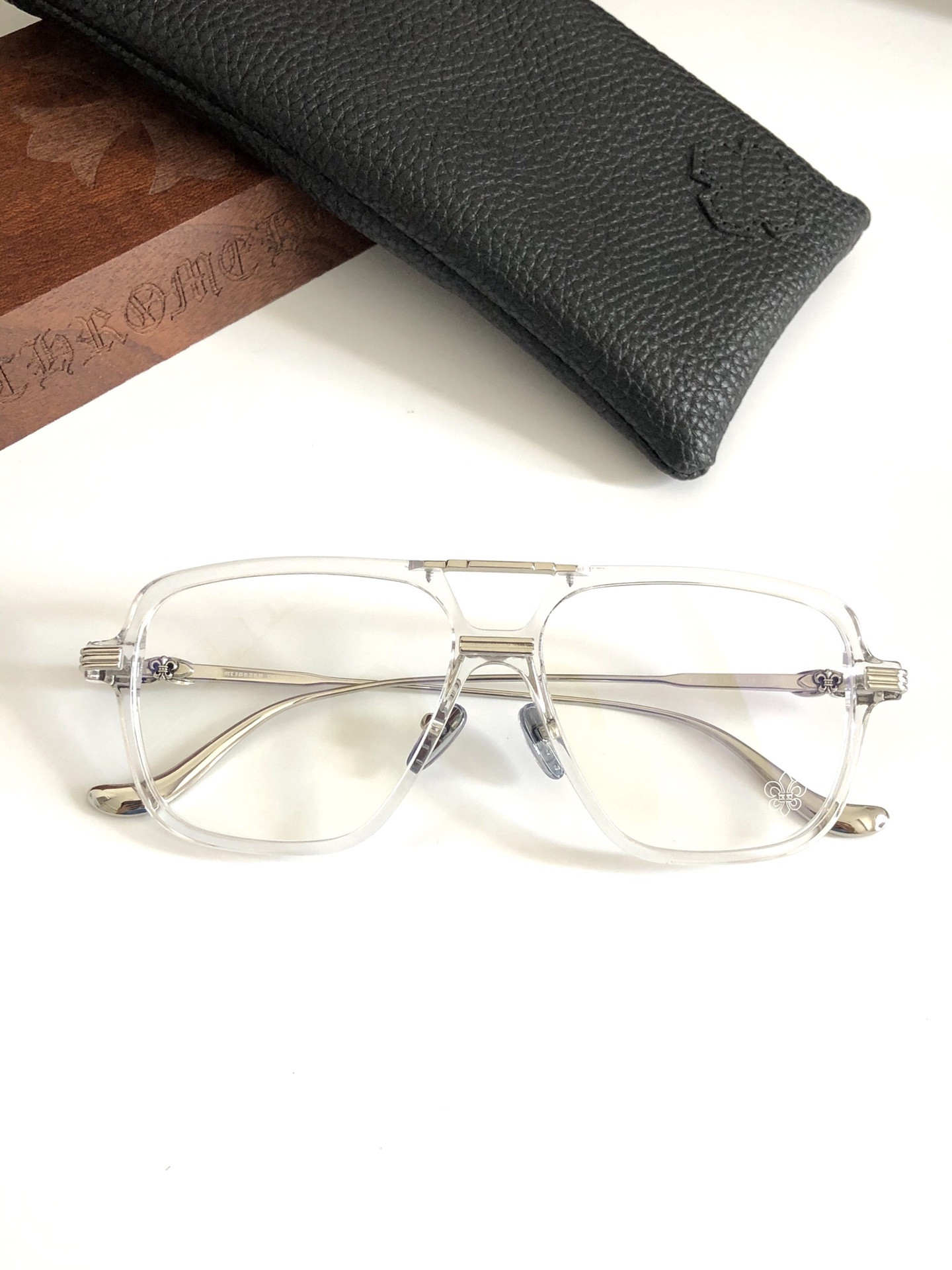 Chrome Hearts Glasses CH8182 57-15-148