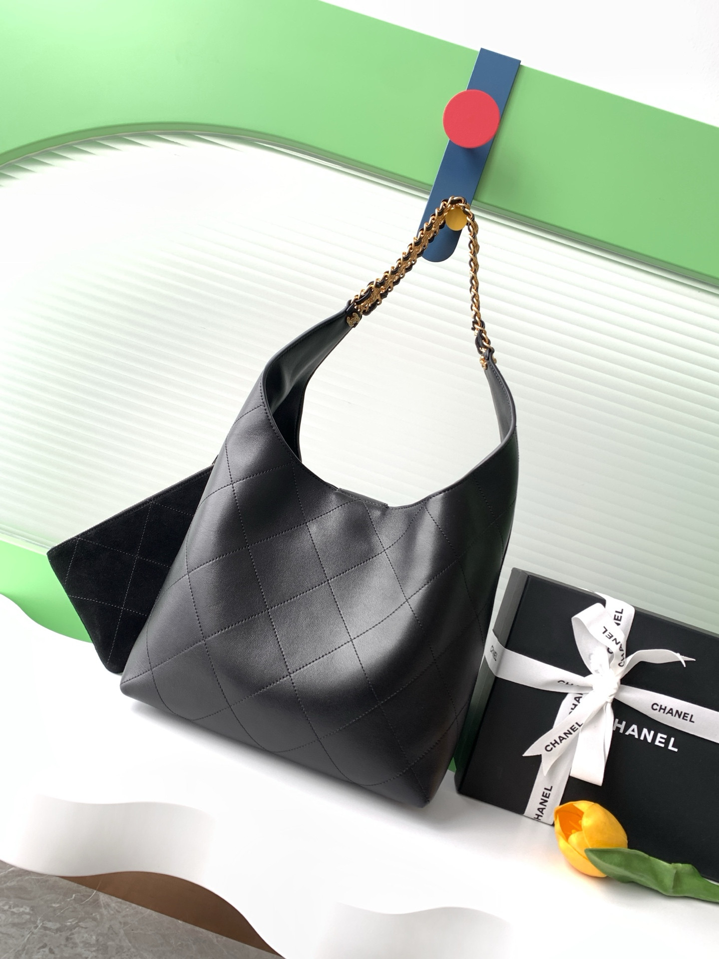 Chanel Large Hobo Bag AS5410 35x30x14cm