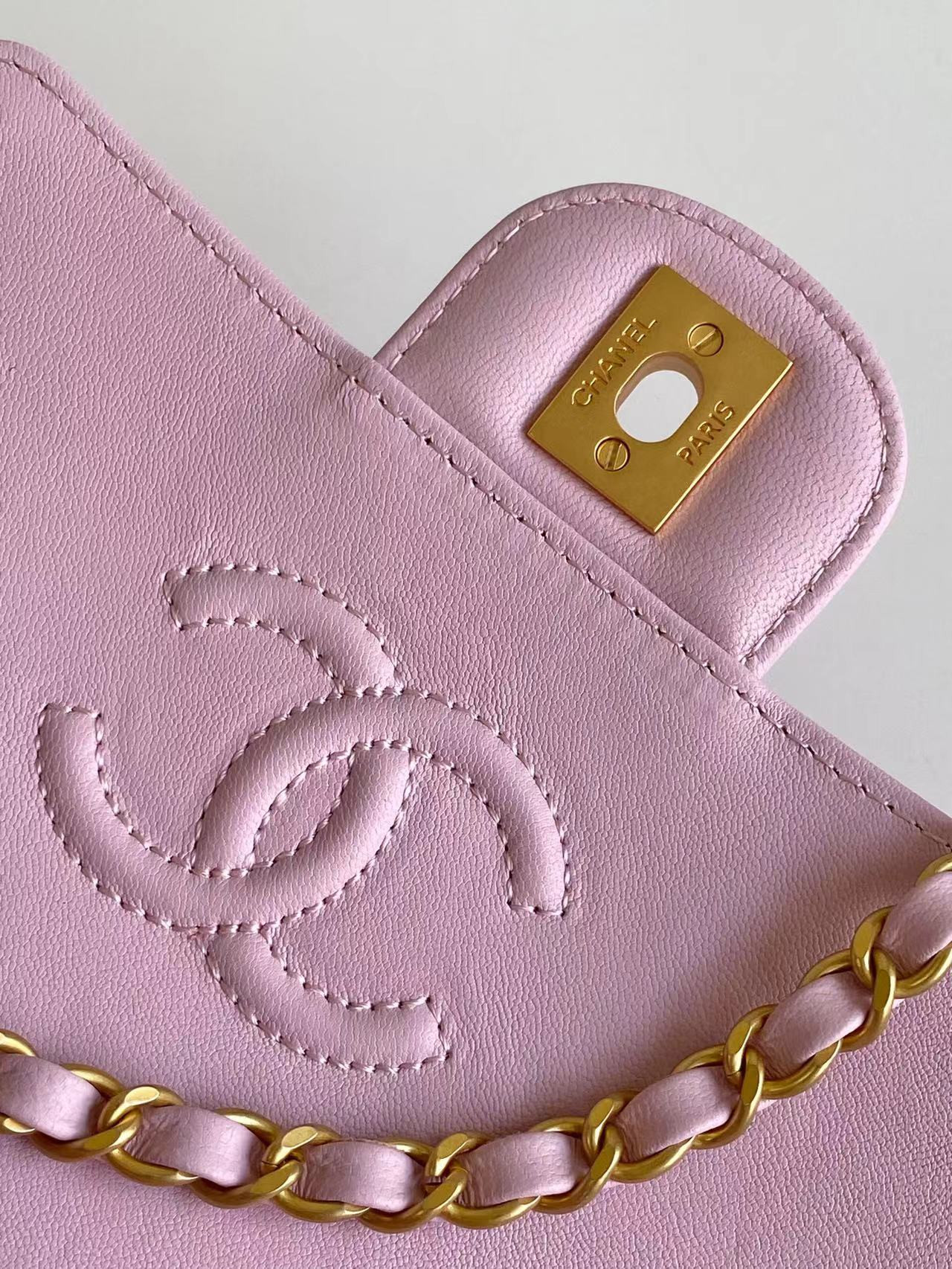 Chanel Small Top Handle Flap Bag AS5355 11.5 x 22 x 6cm