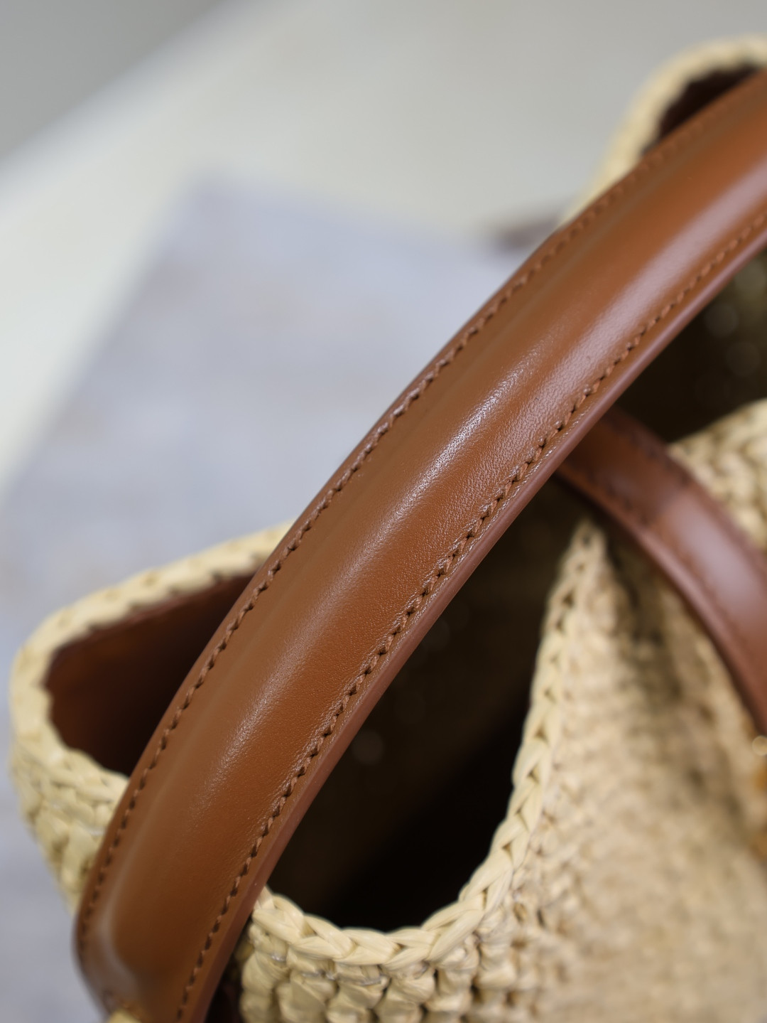 YSL LE 37 mini (raffia) 15x13x6cm